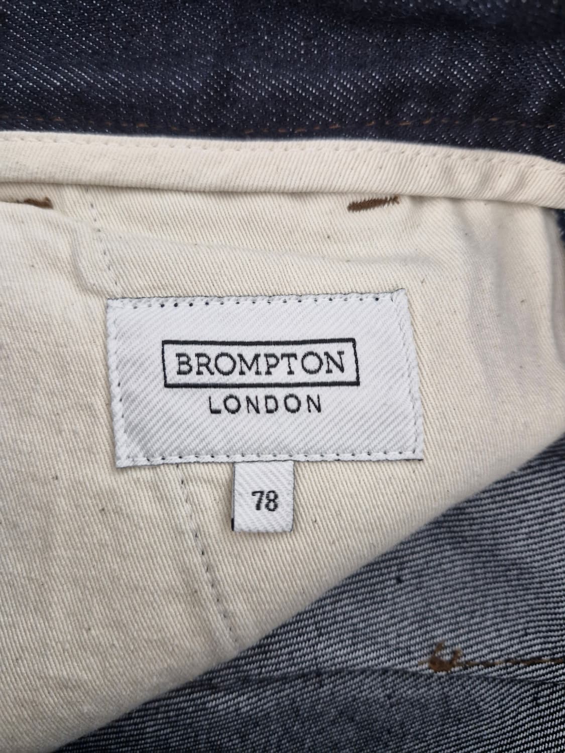 브롬톤런던(BROMPTON LONDON)1975 원턱 벌룬핏 데님 팬츠 상품이미지5