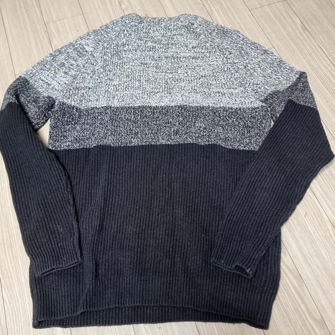 풀앤베어 배색 니트 스웨터(100) 상품이미지3