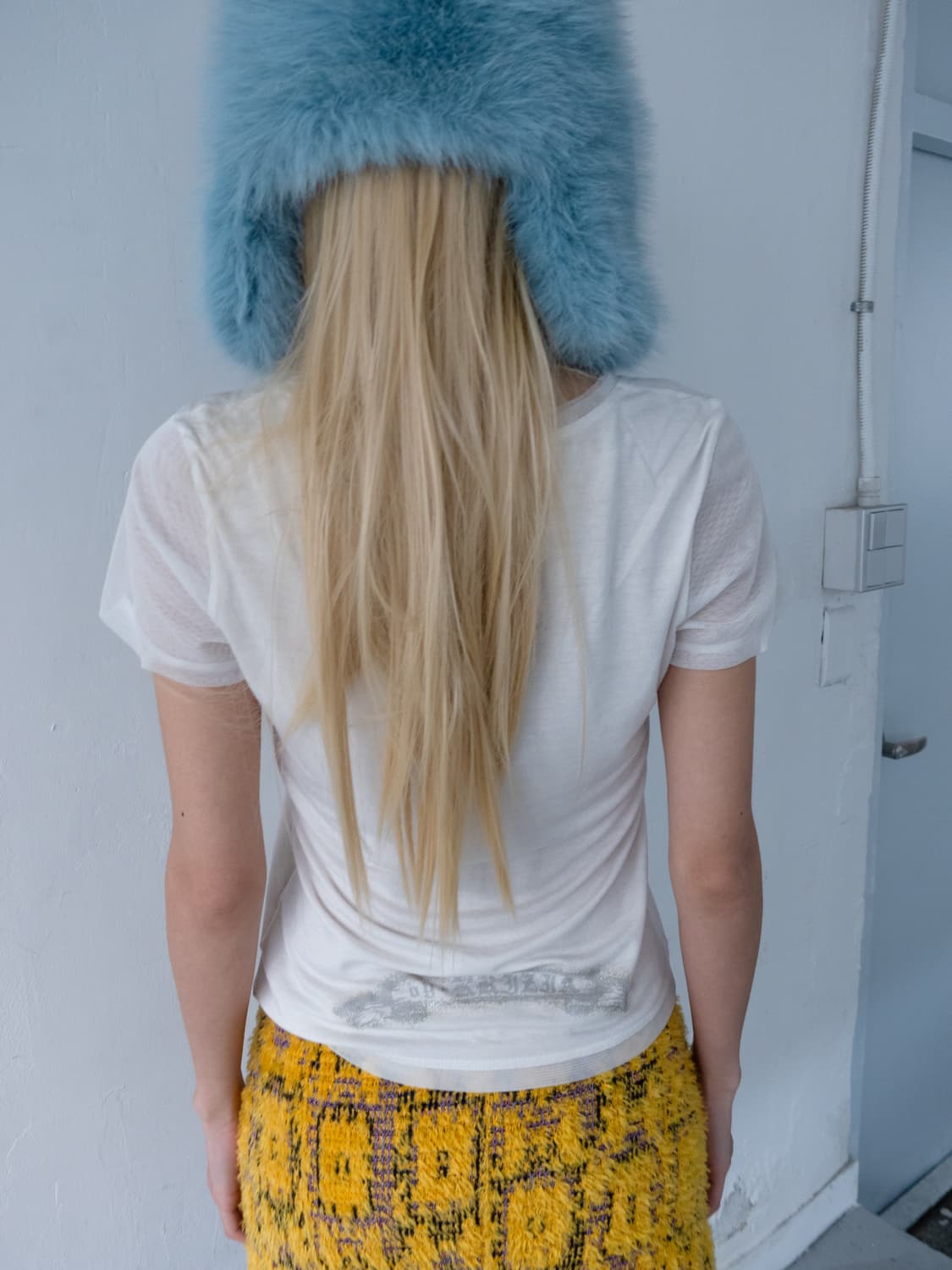 Jelly mint fur earflap beanie 상품이미지7