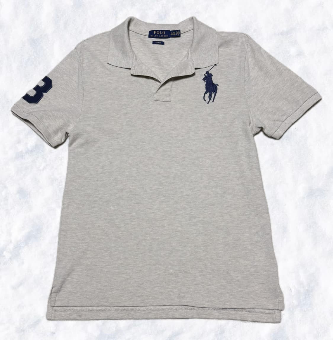 폴로 랄프로렌 빅포니 오트밀 반팔 상품이미지1