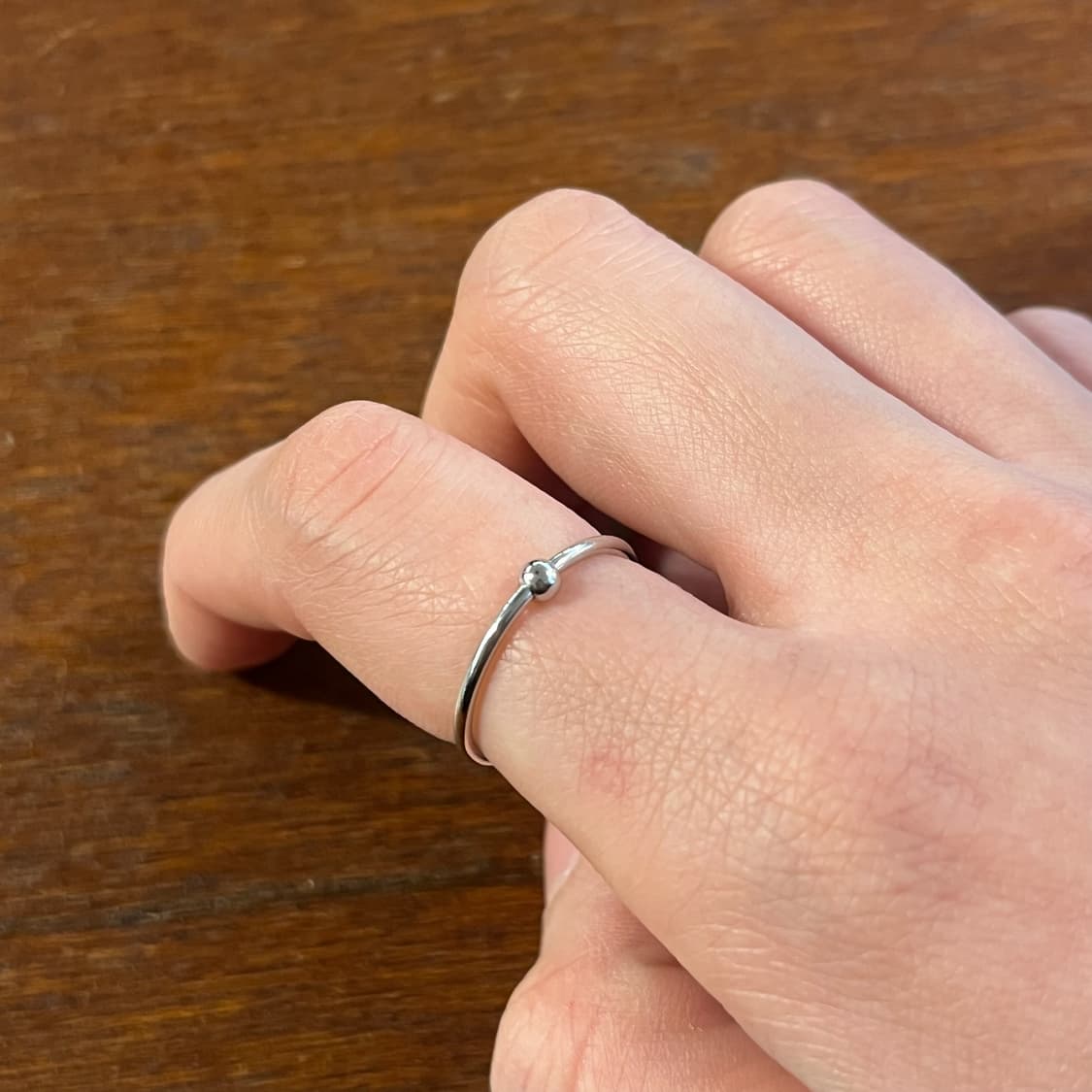 새상품 여성 신주 원구슬 반지 상품이미지5