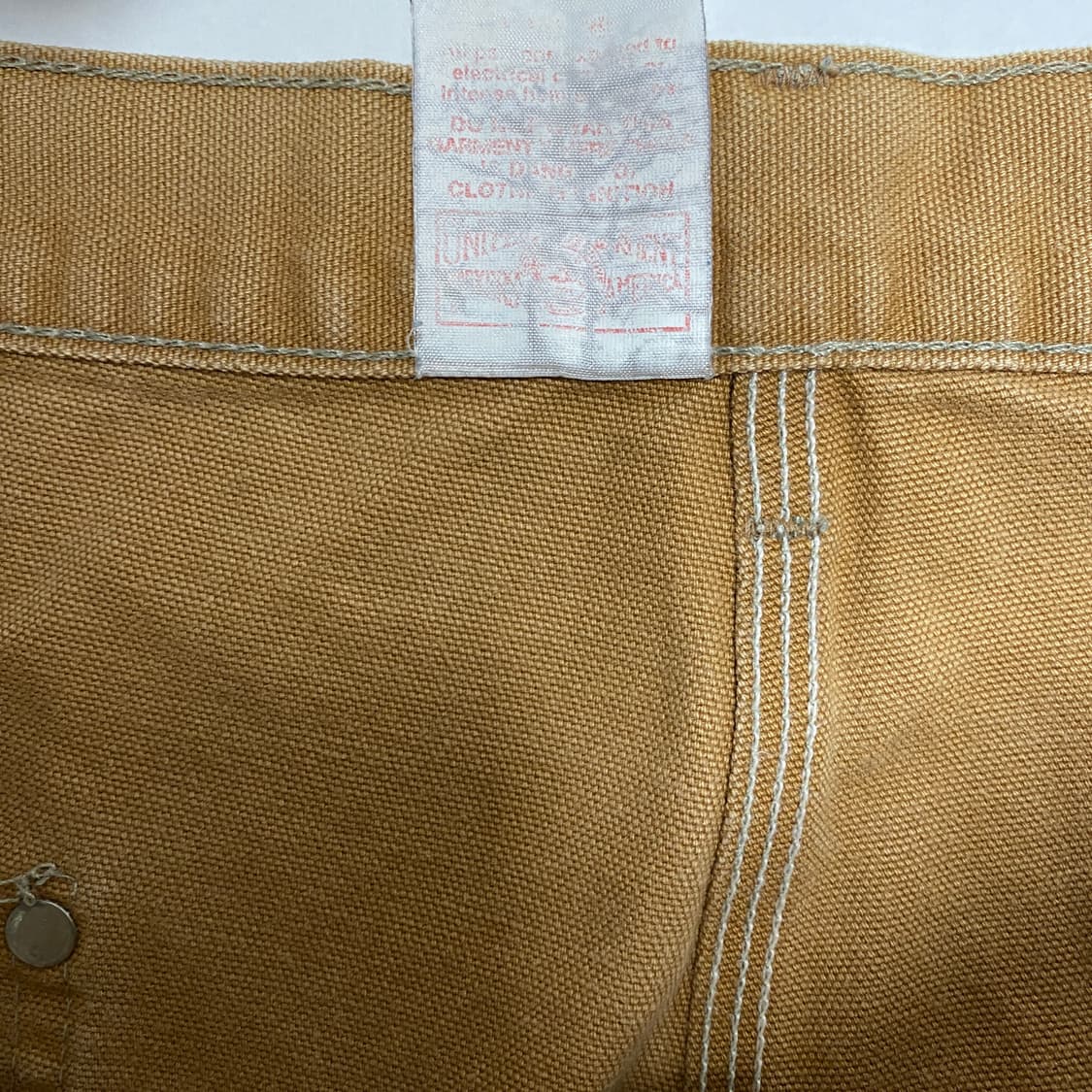 90년대 미제 칼하트 더블니 팬츠 (바람개비 택) 상품이미지4