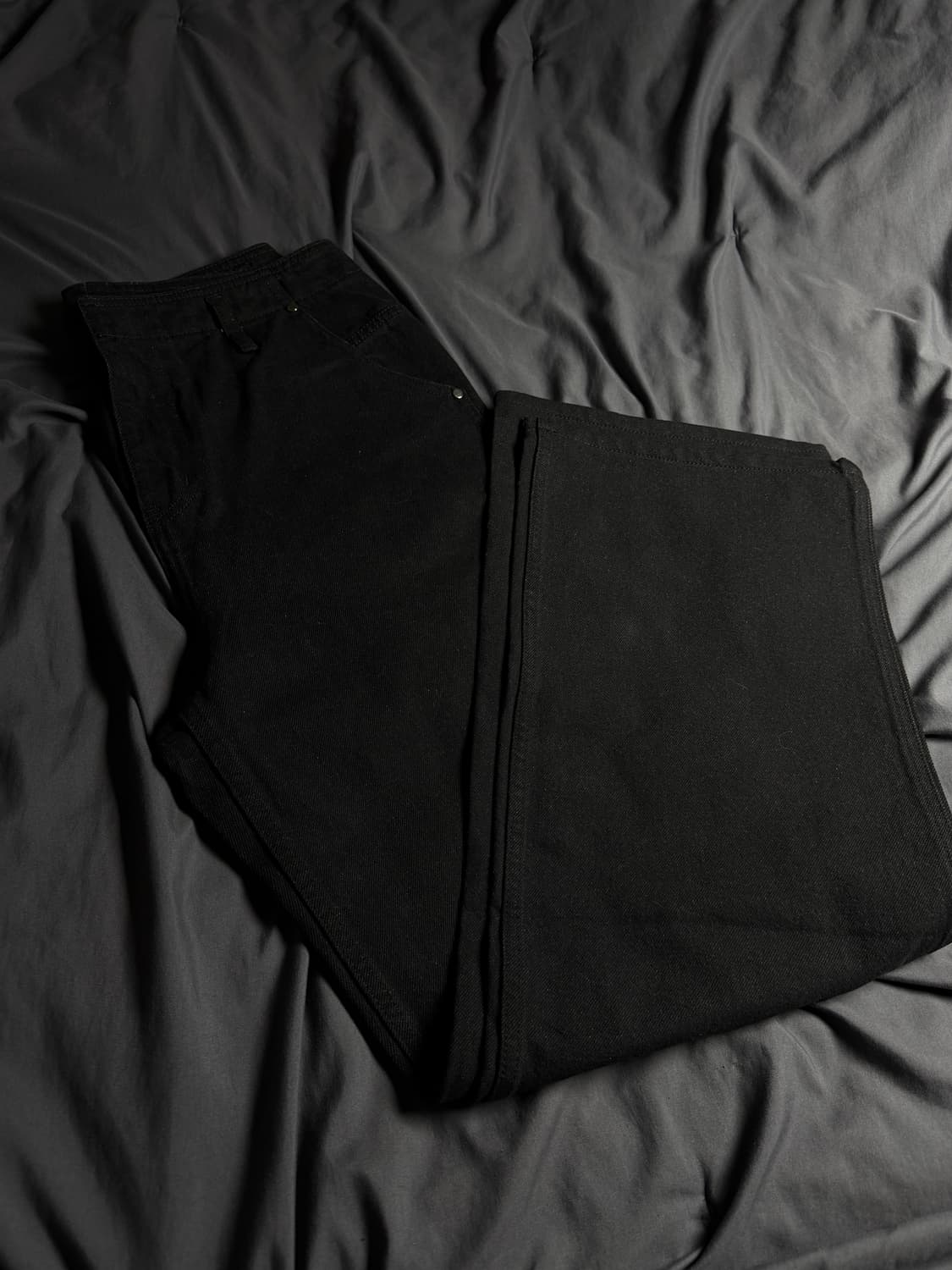 벨리에 블랙진 와이드 팬츠 32 상품이미지1