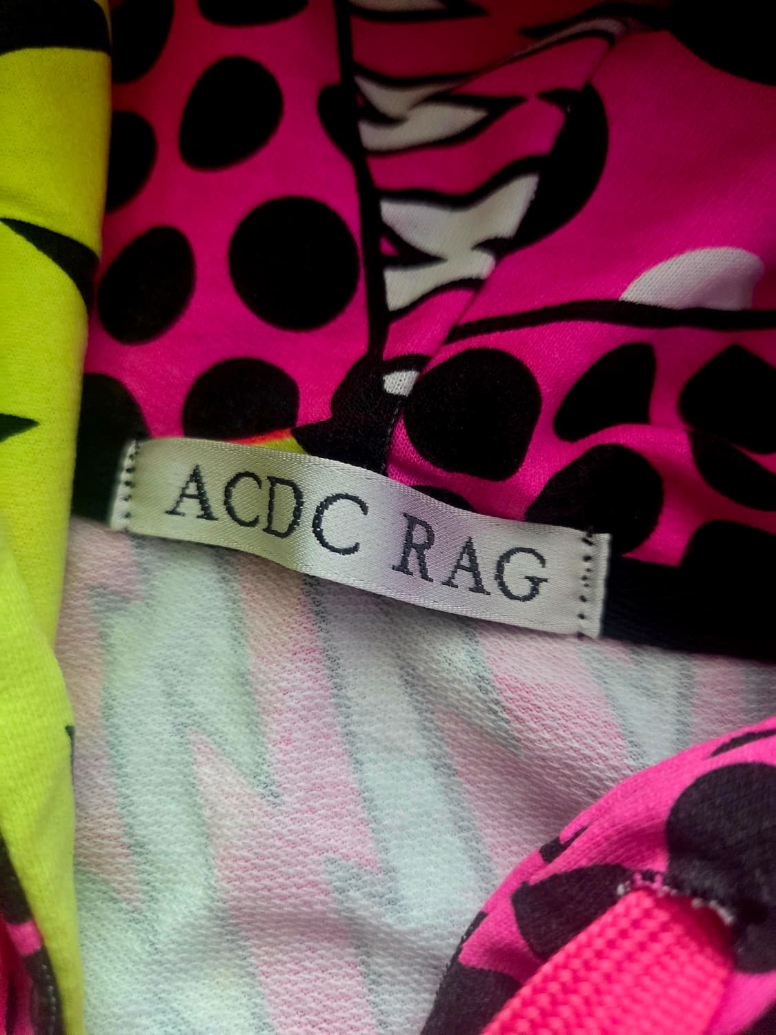 일판 ACDC RAG 핑크 펑크 하라주쿠 후디 JPN Y2K  상품이미지2