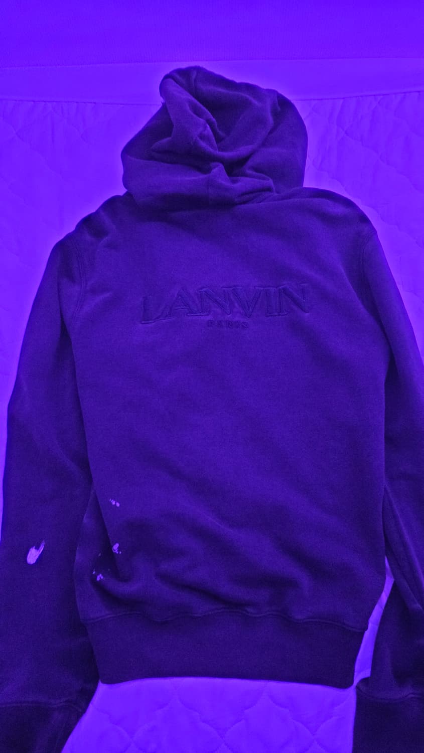 갤러리 디파트먼트 x 랑방 페인티드 로고 후드집업 정품 상품이미지3