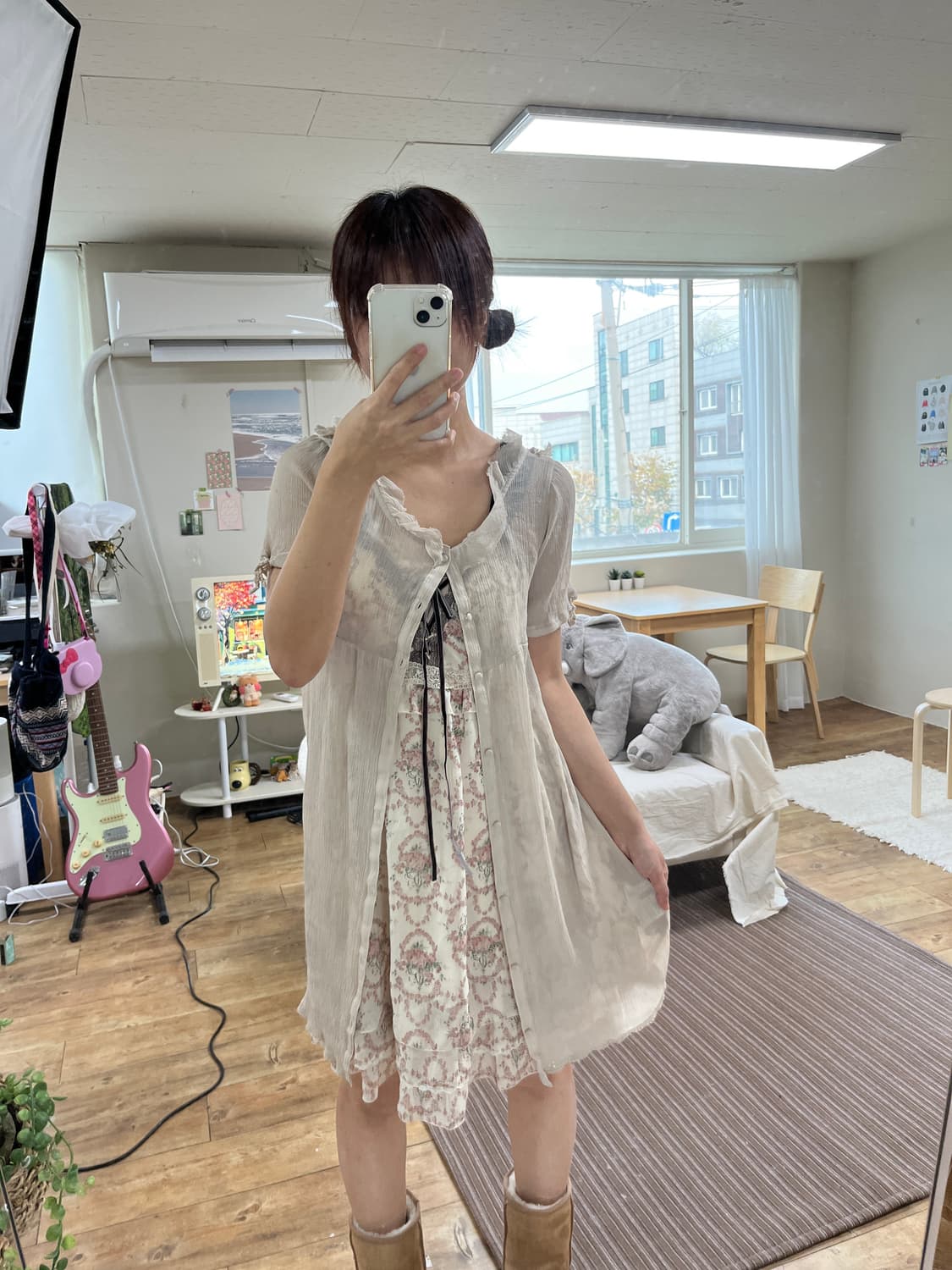 모리걸 엑시즈팜 원피스 세트 상품이미지2