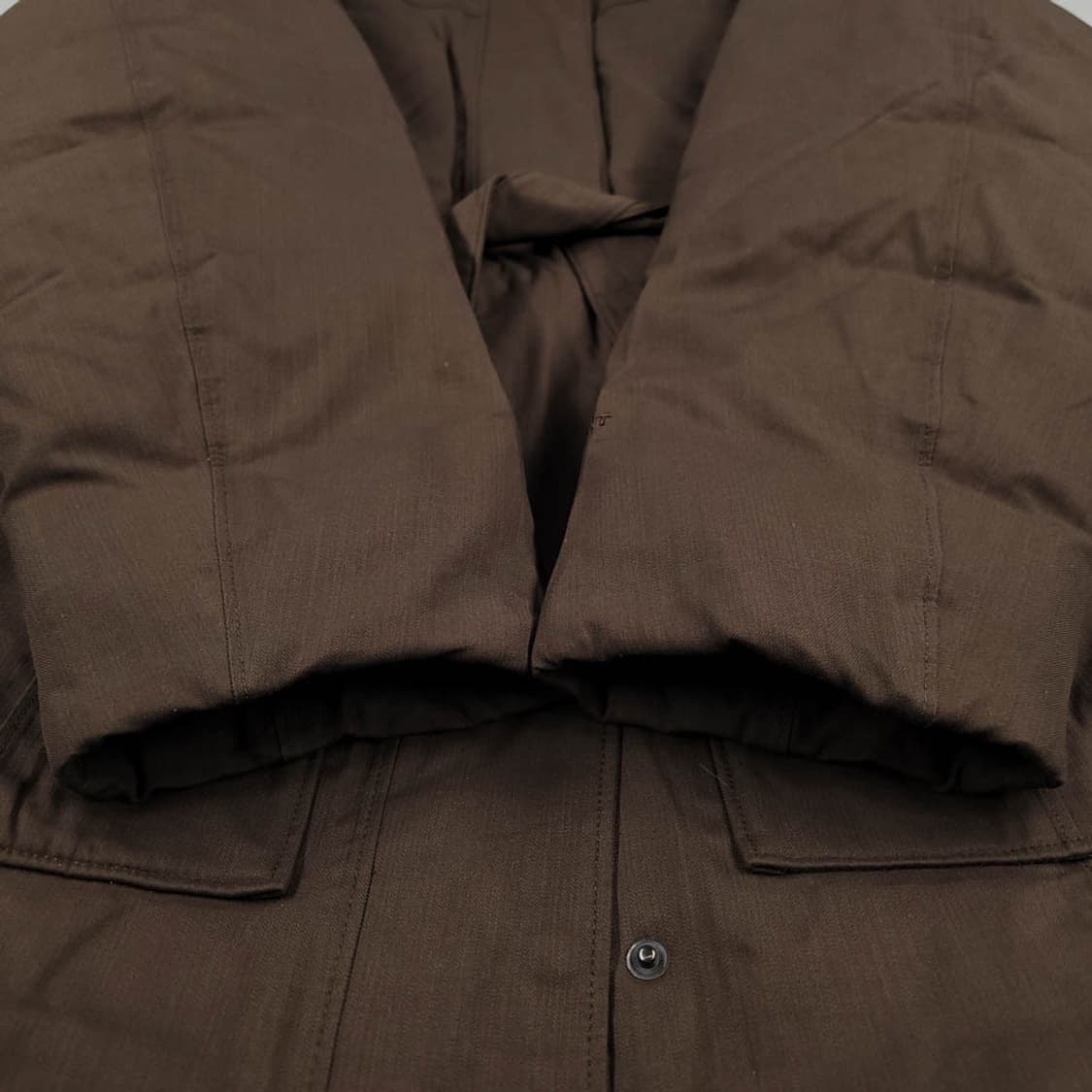 노스페이스 브라운 구스다운 거위 패딩 하이벤트 거위털 점퍼 빈티지 상품이미지8