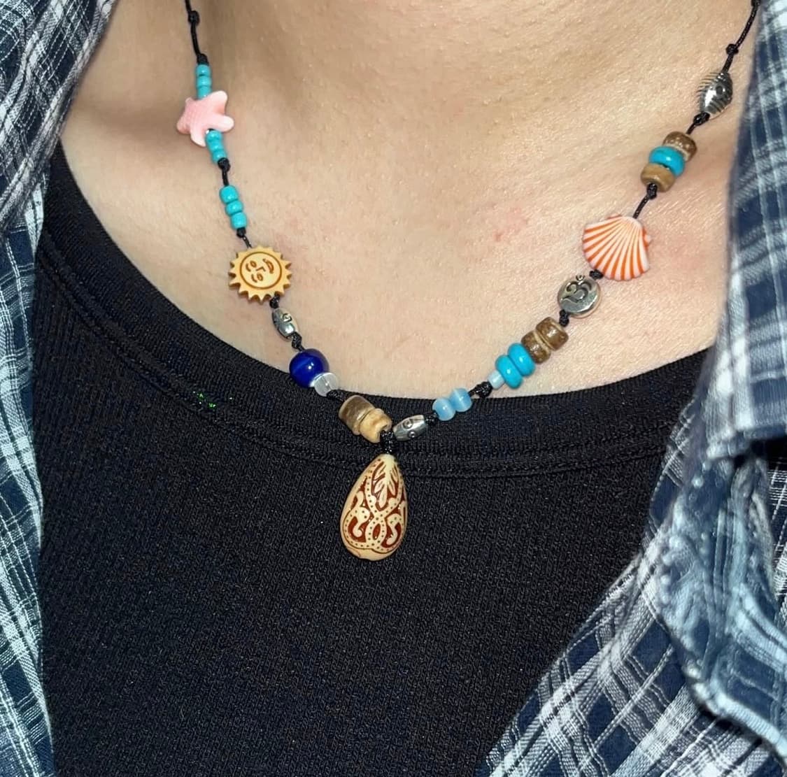 bohemian necklace _ 비즈목걸이 상품이미지1