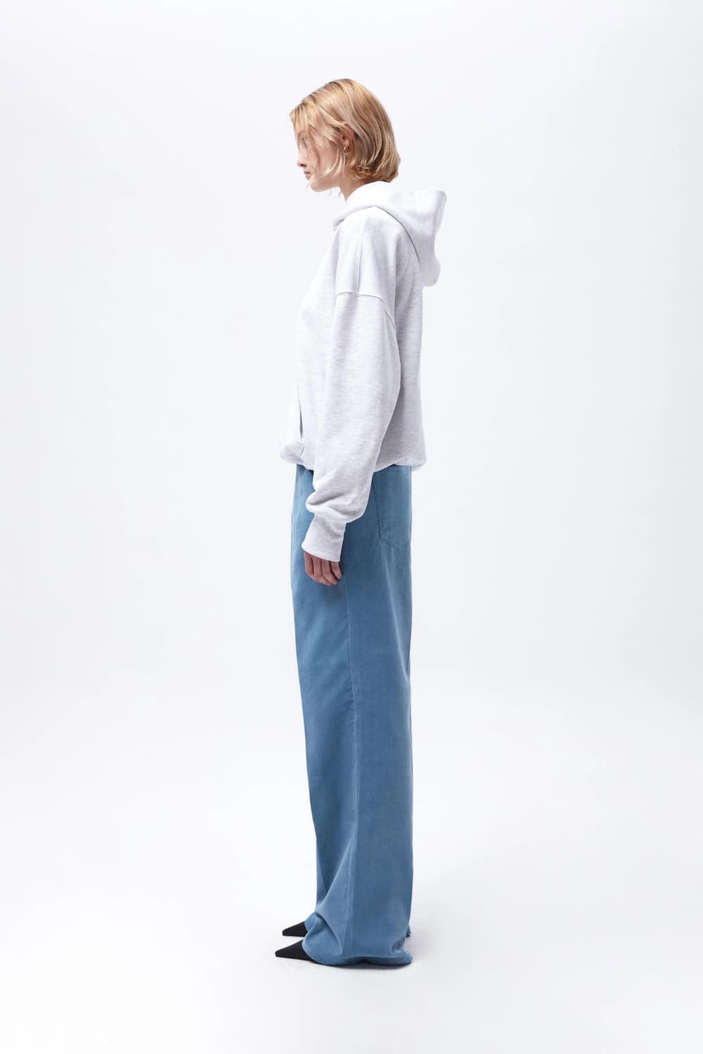 INSIGNIA LOGO CLASSIC HOODIE SPORT GREY 상품이미지5