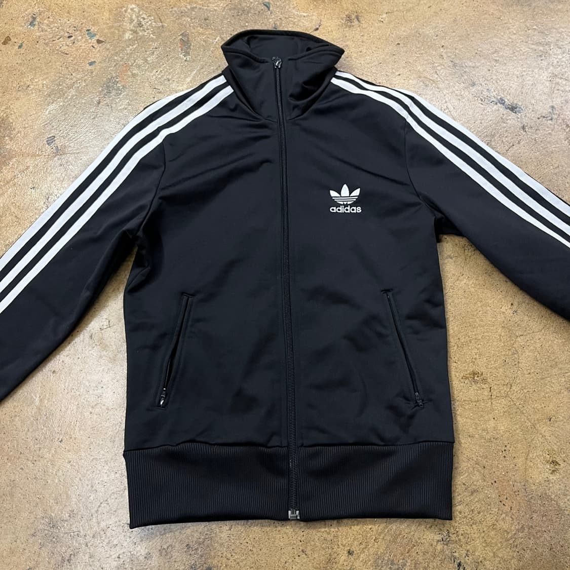 [정품/90] 아디다스 삼선 트랙탑 블랙 검흰 져지 b10 상품이미지3