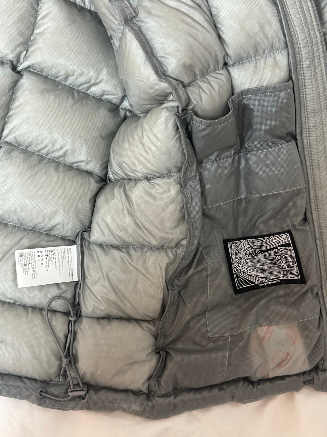 999휴머니티 모듈러 라이트 구스 퍼퍼 라이트 그레이 상품이미지4