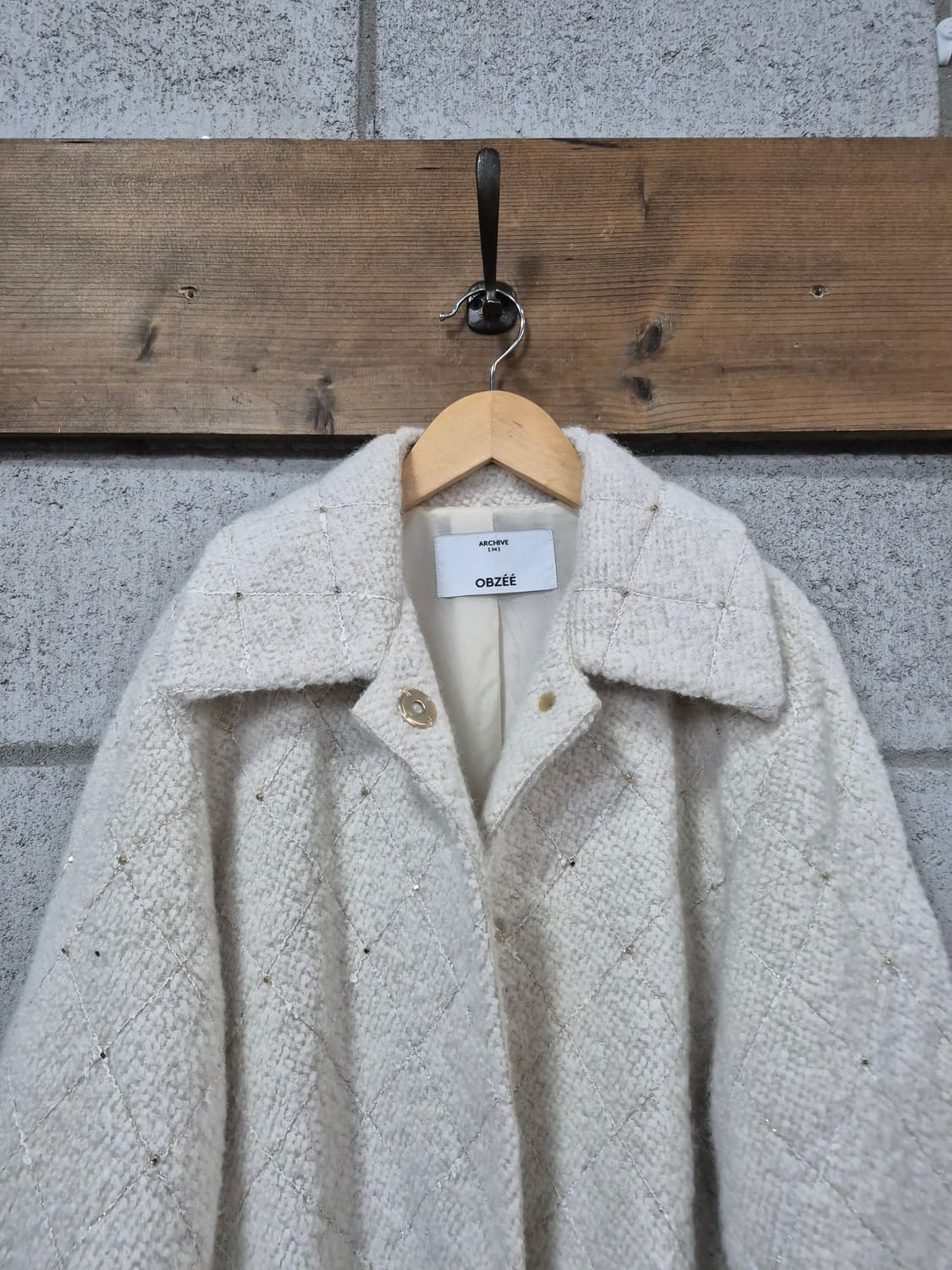 오브제아카이브 알파카혼방 코트 상품이미지2