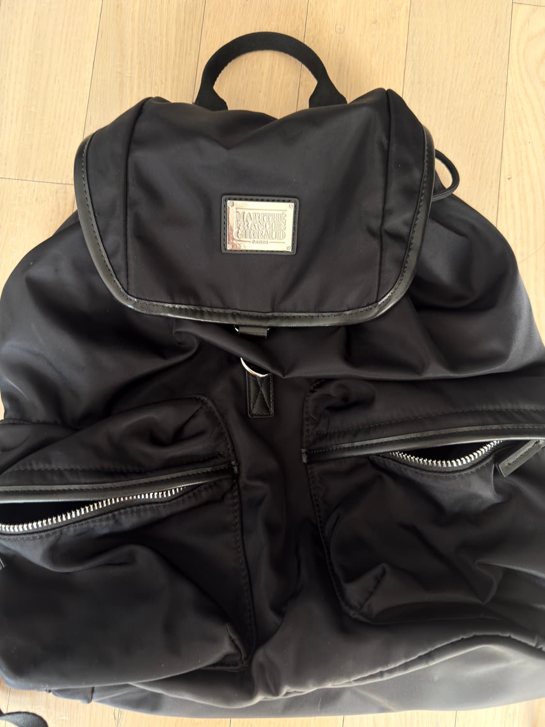 마리떼 / 클래식 로고 빅 백팩 / 블랙 상품이미지7