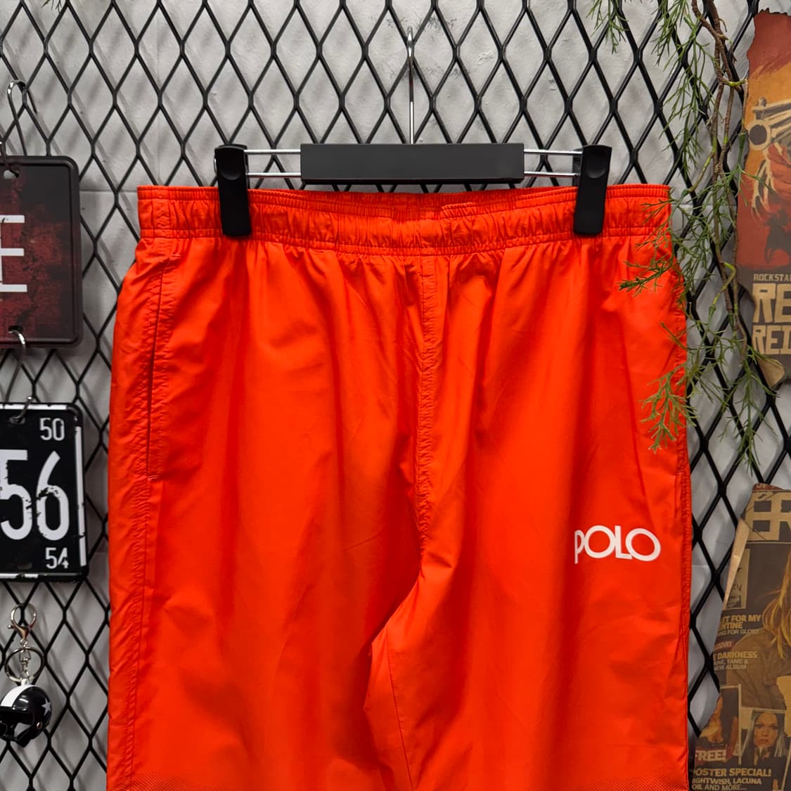 폴로 랄프로렌 그라데이션 우븐 조거 팬츠 레드 블루 블랙 배색 상품이미지3