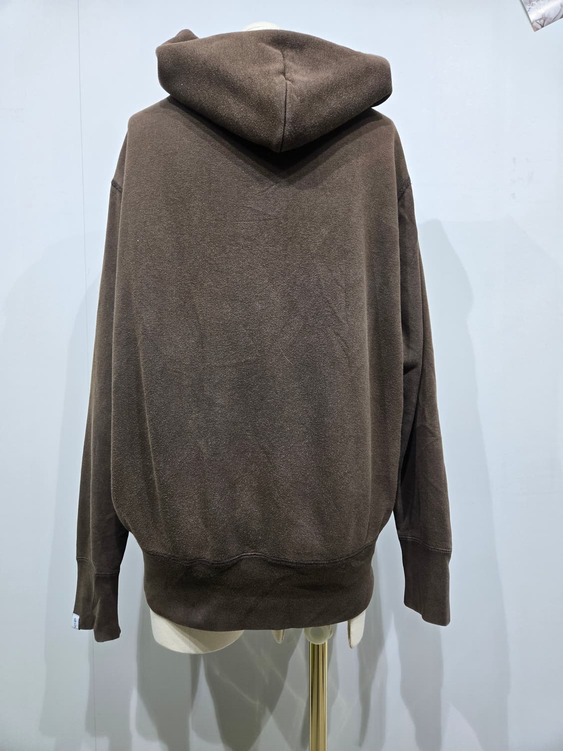 루프 휠러 브라운 후드 집업 오버핏 Free 상품이미지2