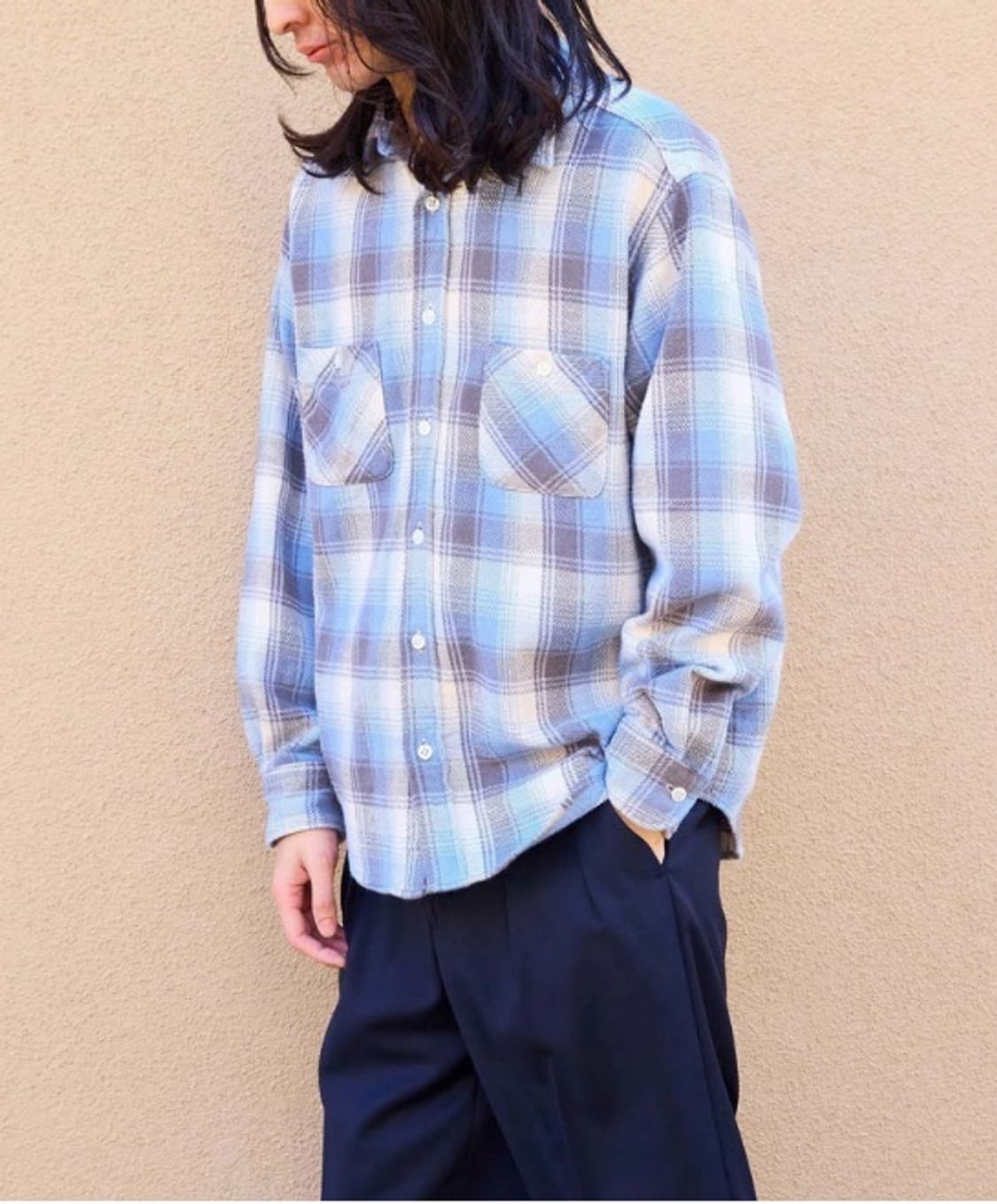 [46]cantate rough 플란넬 셔츠 칸타테 상품이미지3