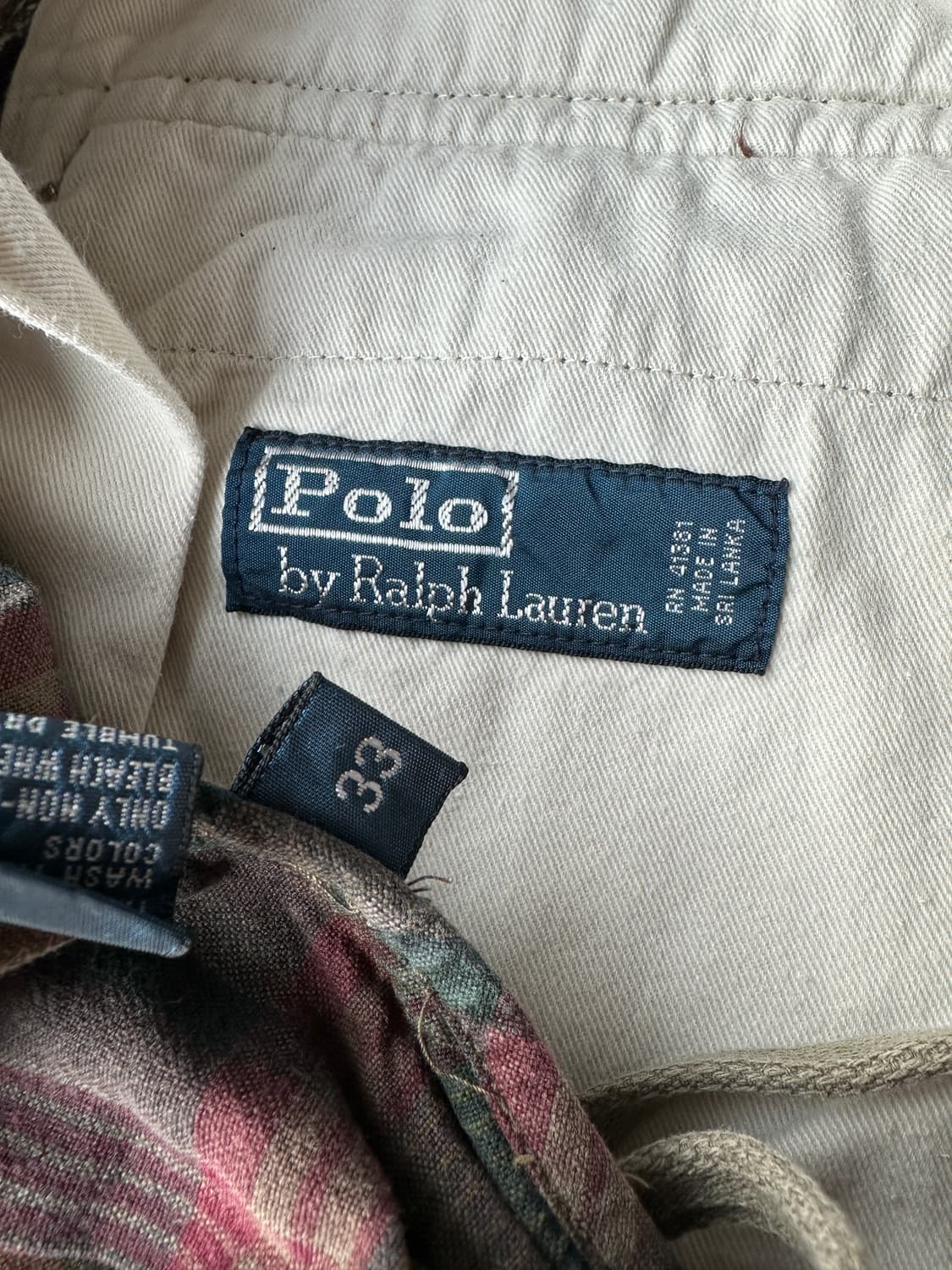 폴로 랄프로렌 마드라스풍 체크 카고 쇼츠 33 상품이미지5