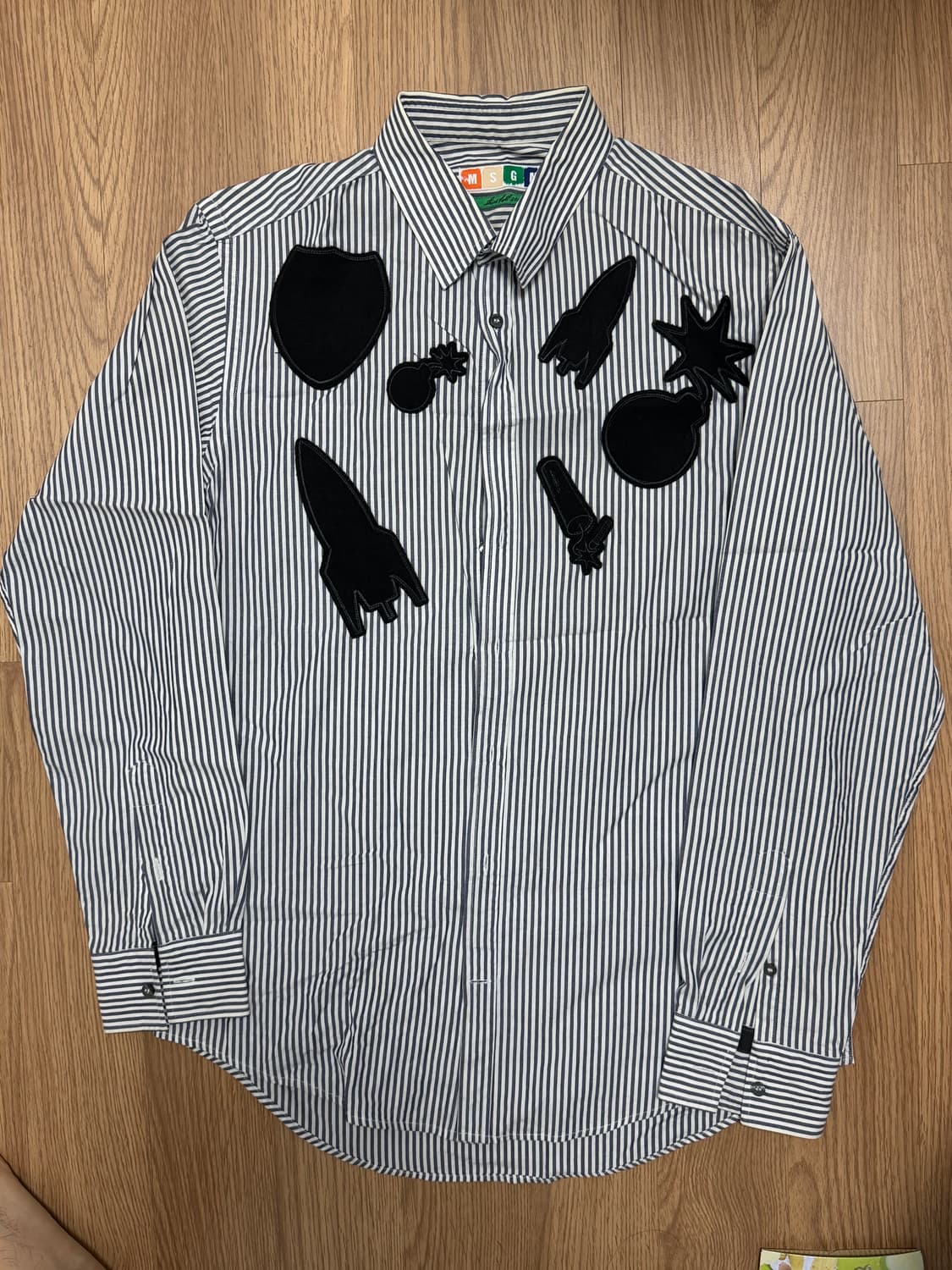 MSGM 스트라이프 셔츠 M 상품이미지1