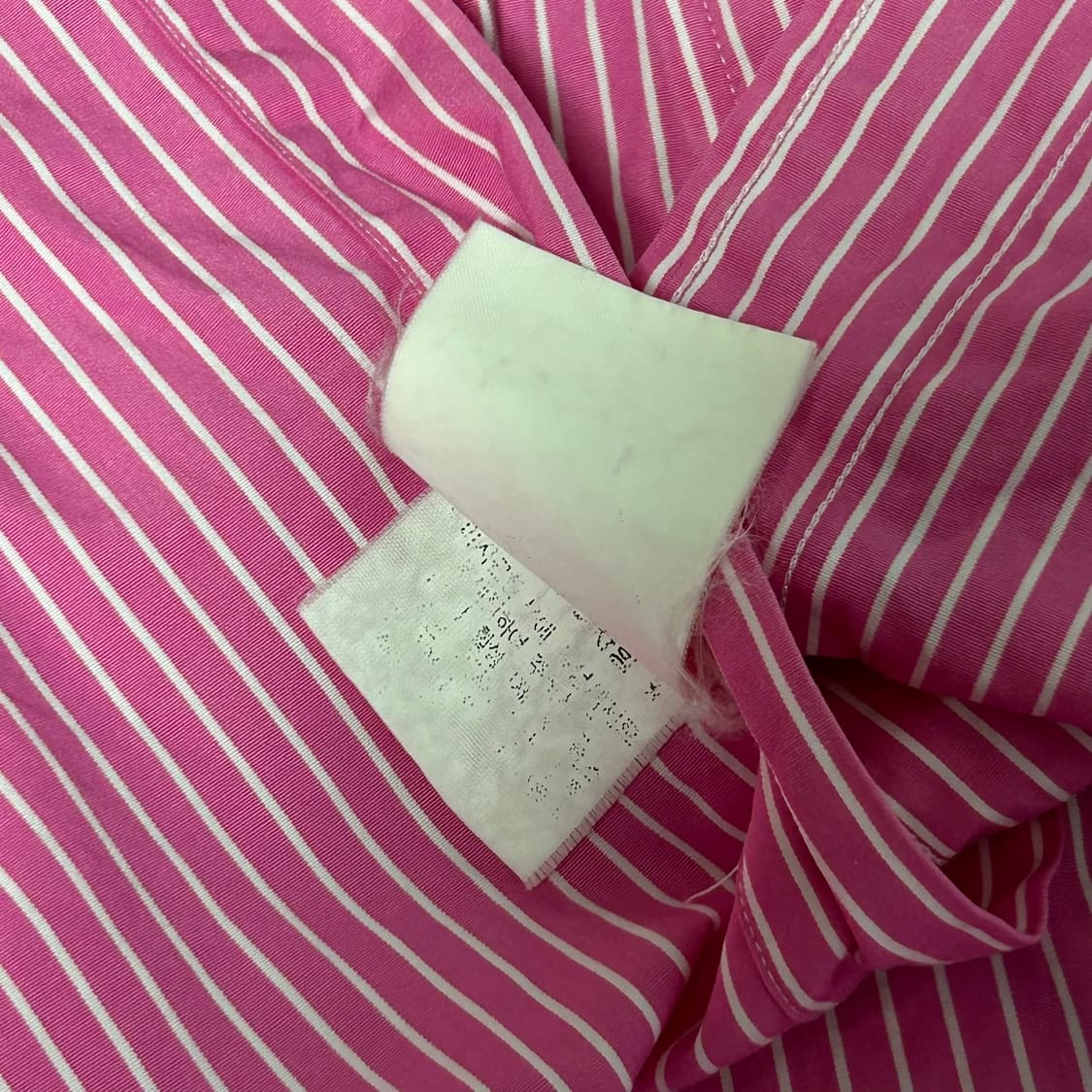 폴로 스트라이프 커스텀핏 셔츠 (M) 상품이미지9