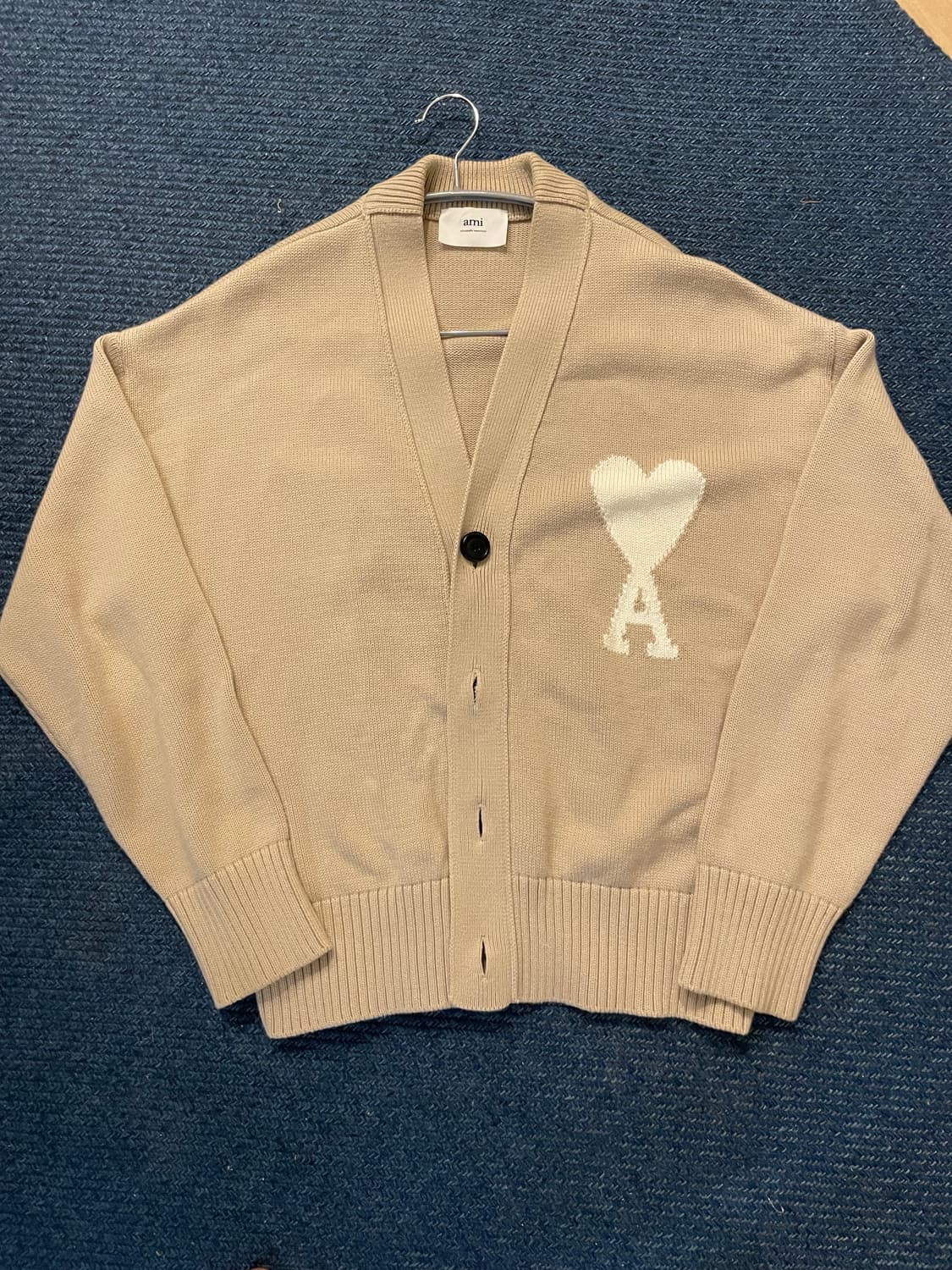 아미 빅로고 가디건 L 상품이미지1