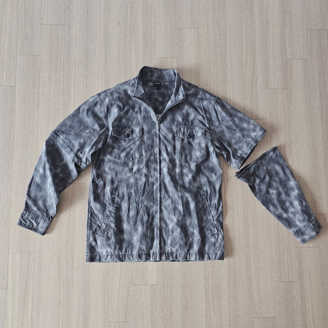 L 100 IMPALA 임팔라 다잉 데님 자켓 반팔 긴팔 간절기 남자 상품이미지1