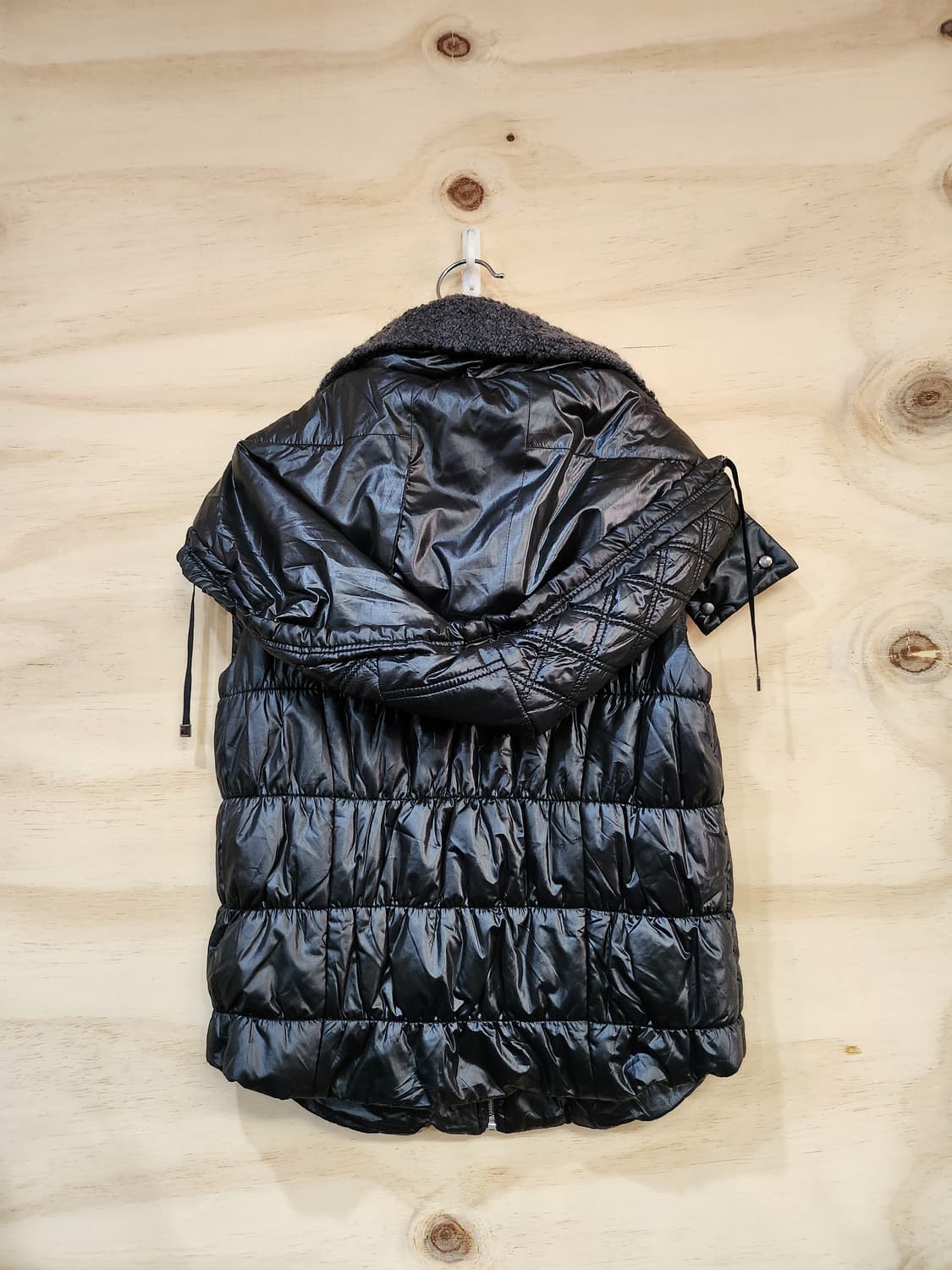166) 시슬리 블랙 패딩 조끼 상품이미지2