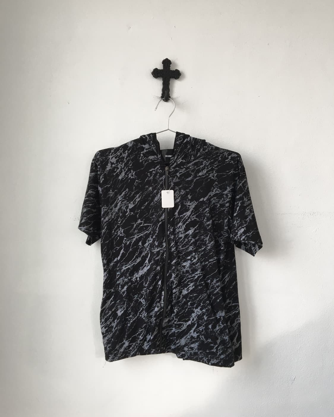 Dyed printing hood zip up 상품이미지2