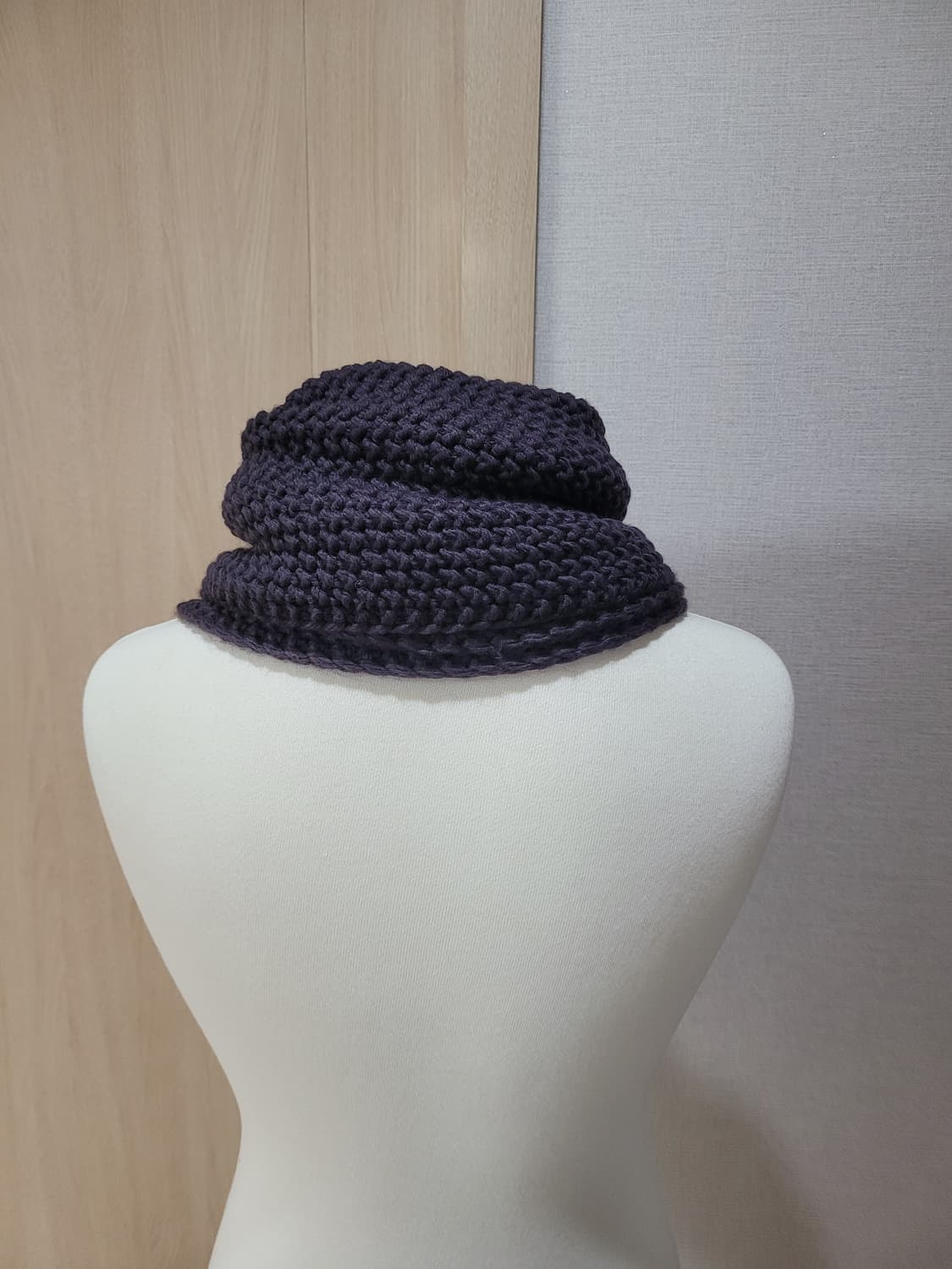 코데즈컴바인 니트 머플러 퍼플 상품이미지5