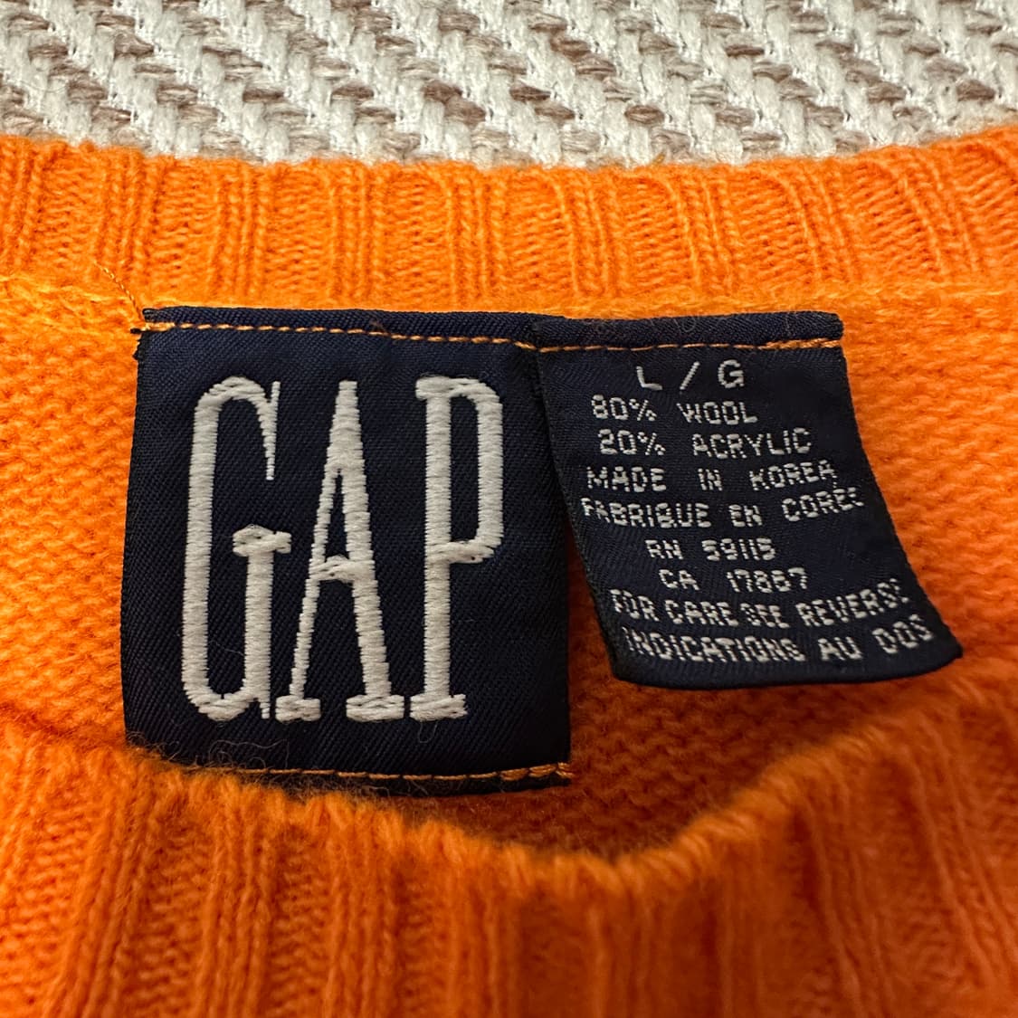 GAP old vintage knit sweater 상품이미지5