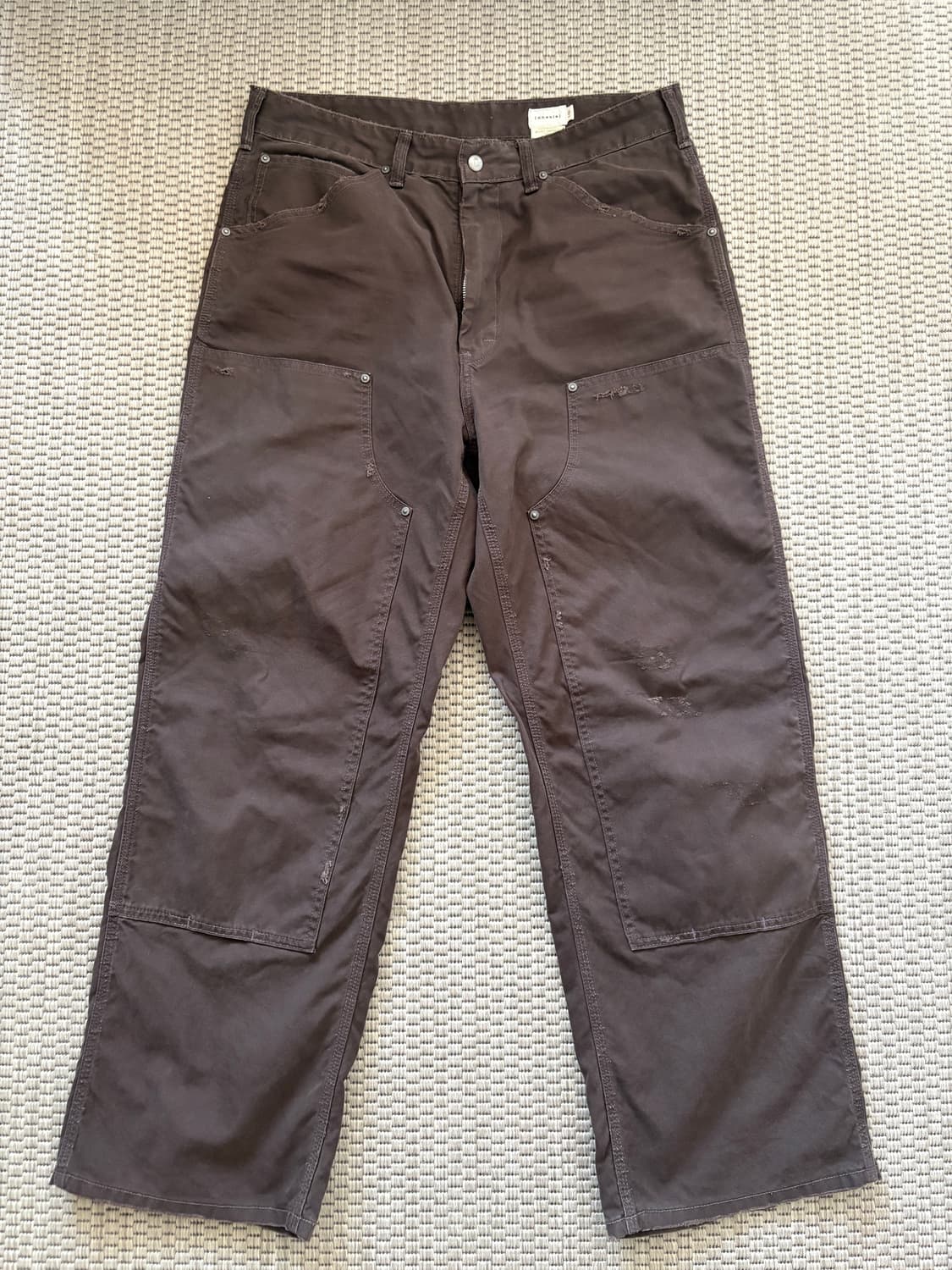 교환) 카키스 워시드 카펜터 팬츠 [3 ->2] 상품이미지2