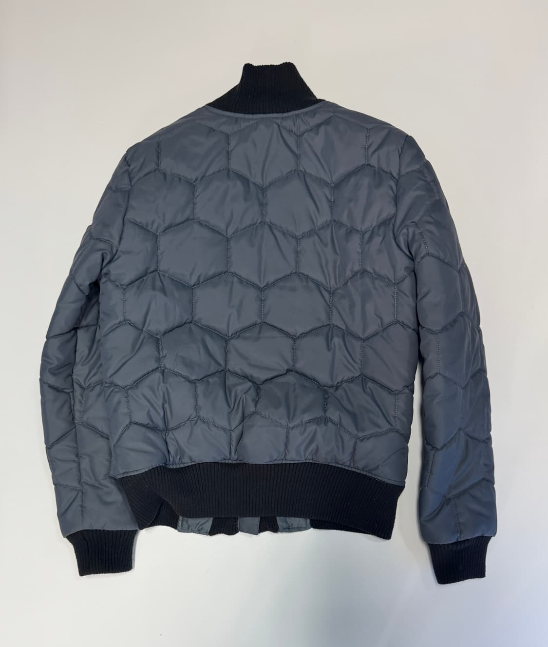 여성 아디다스 올드스쿨 퀄팅 봄버 자켓 빈티지 블루 상품이미지2