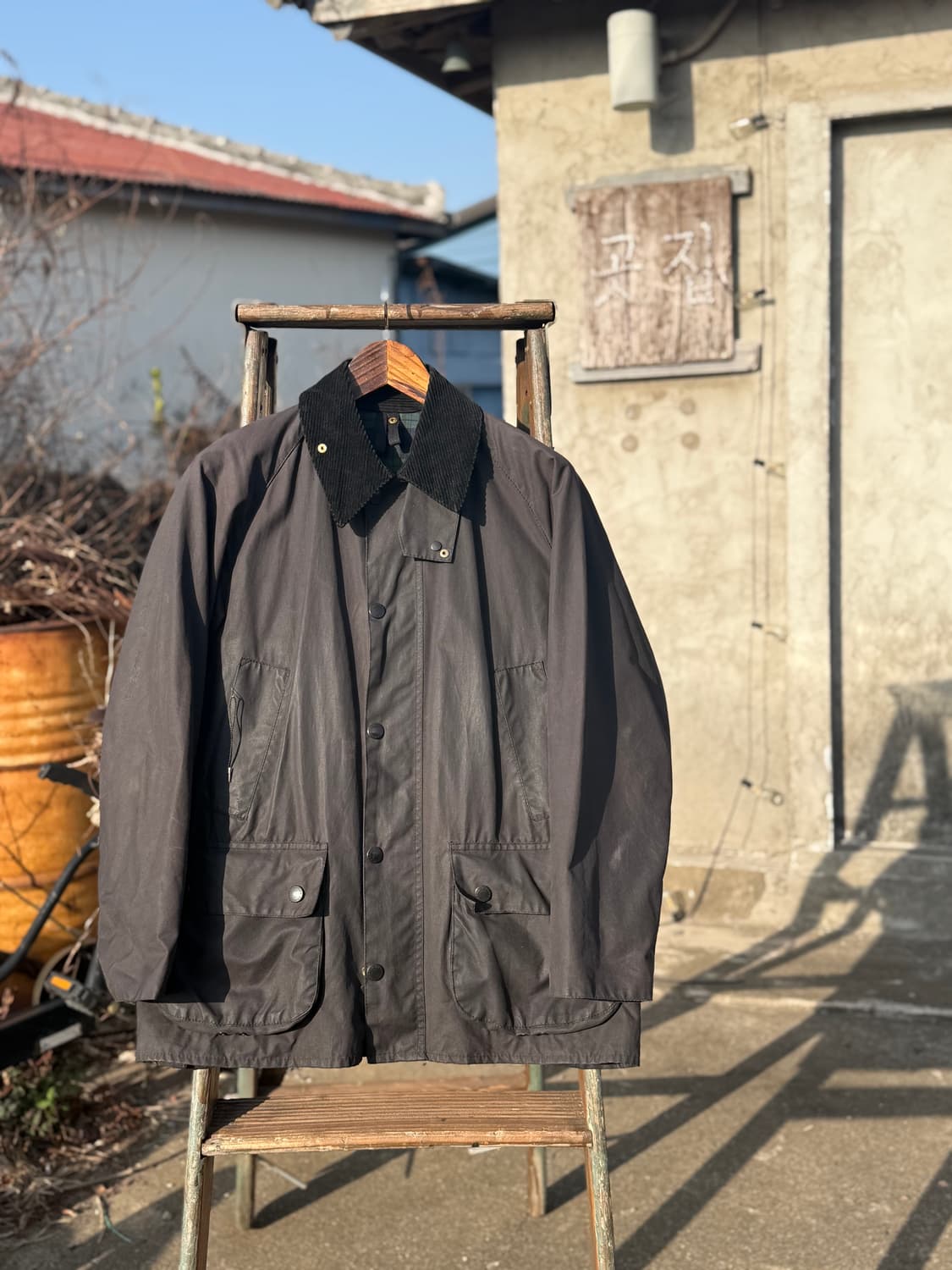 Barbour Bedale Waxed Jacket 상품이미지2