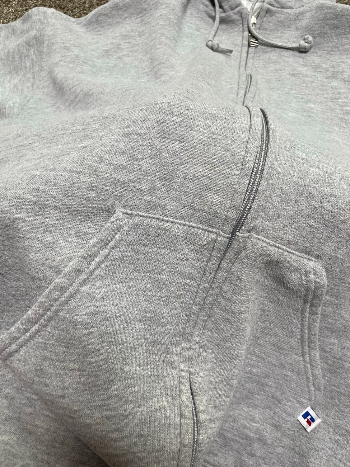 90s russell athletic hoodie zip up 상품이미지4