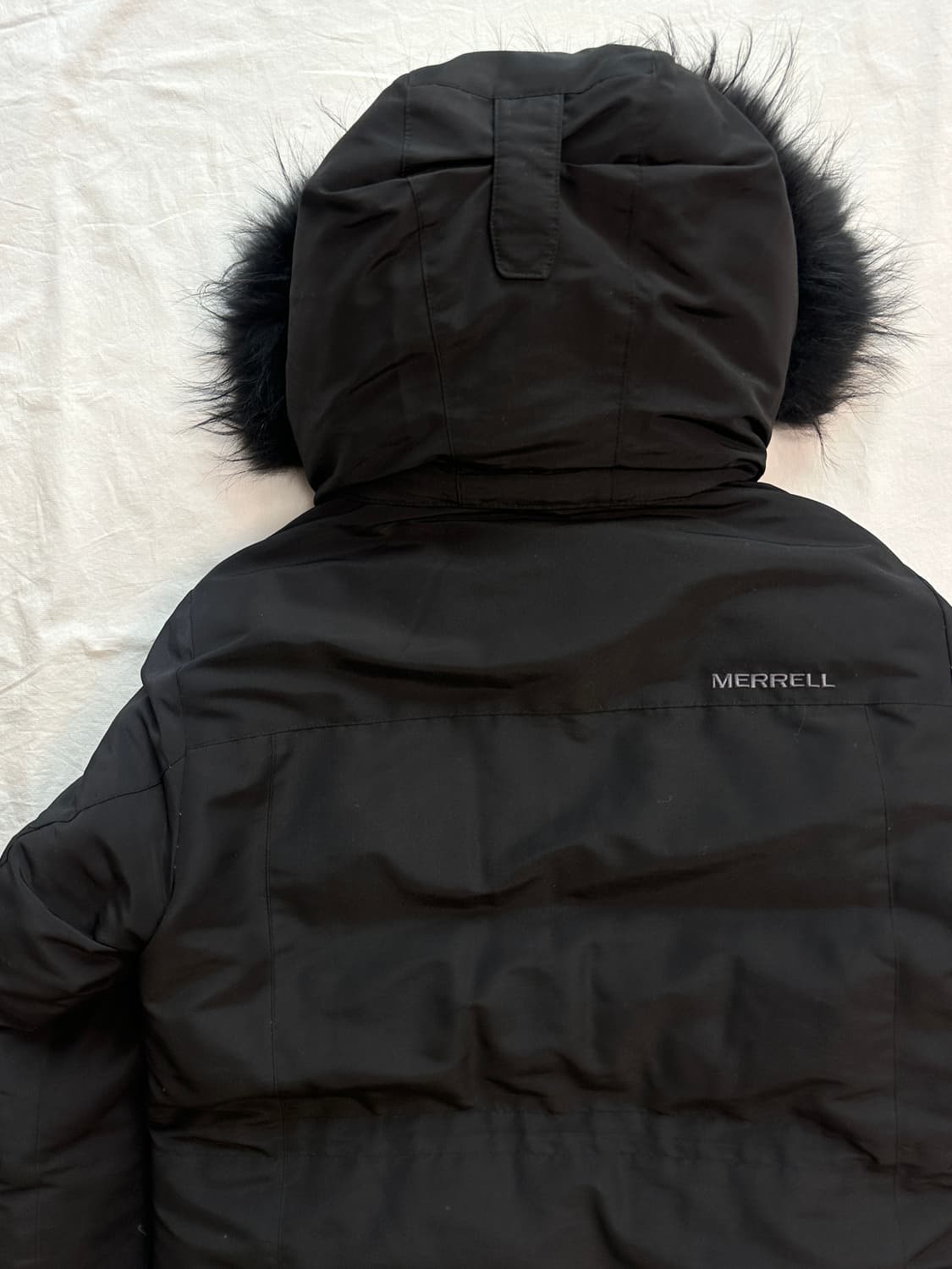 머렐 남성 덕다운 롱패딩 블랙 상품이미지5