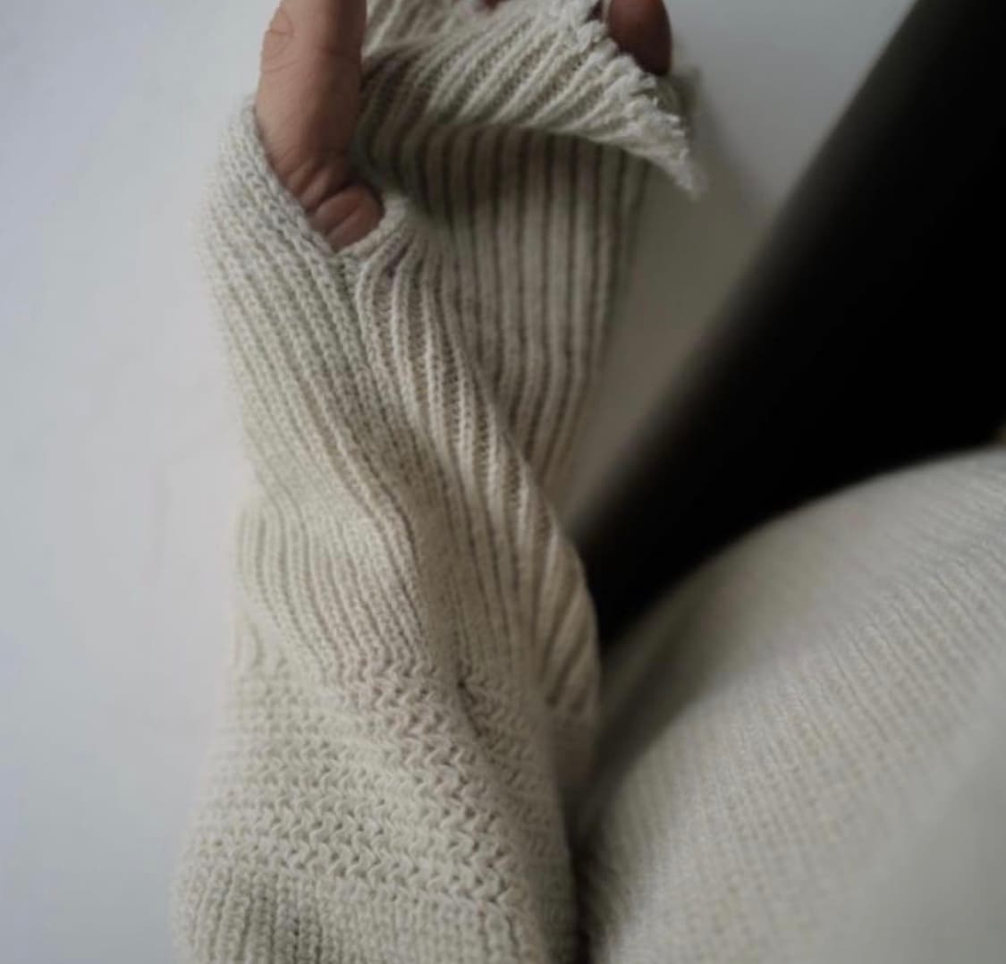 마티앤선즈 캐시미어/울 집업 카키노하 별주 2 상품이미지7