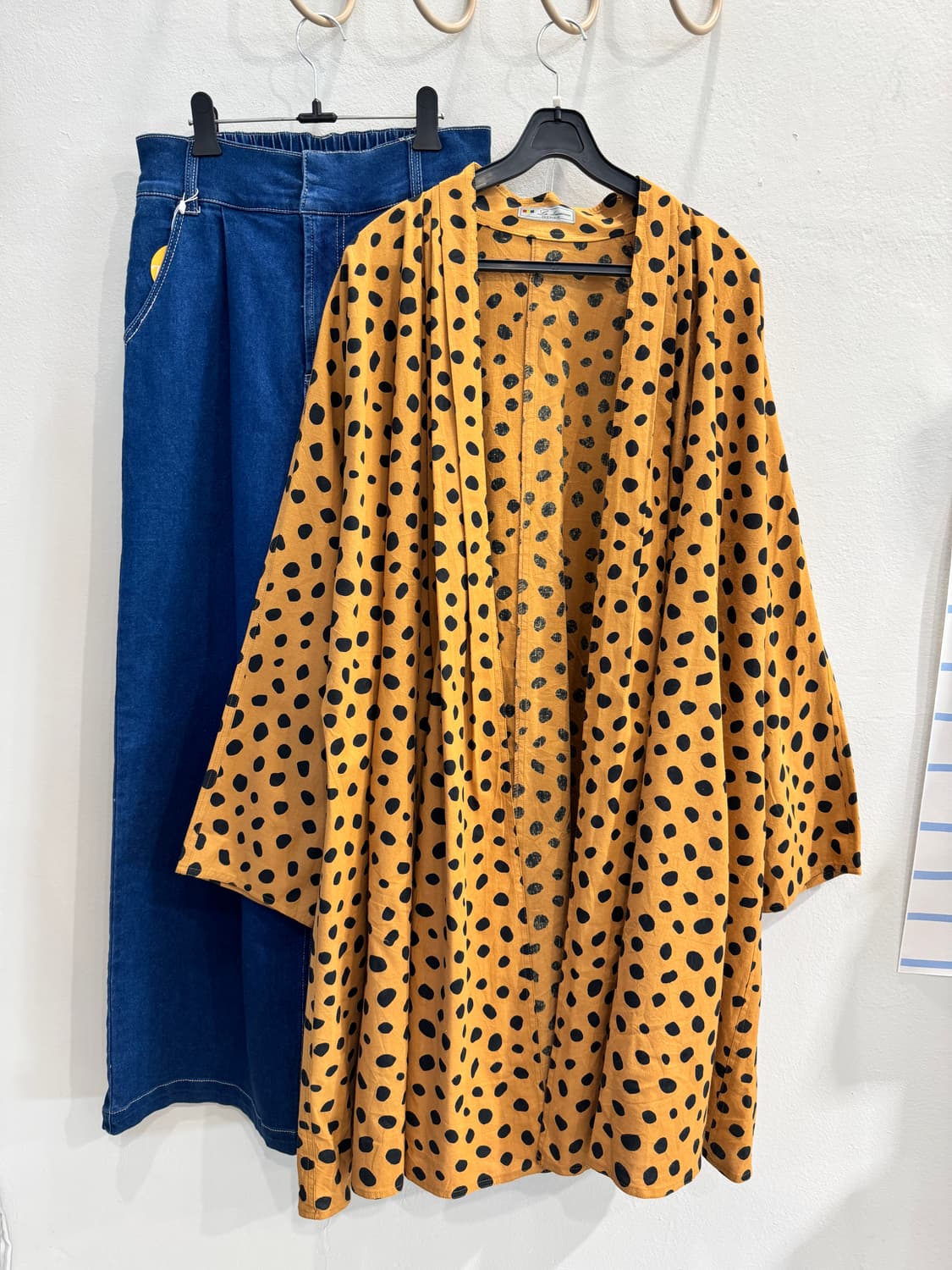 japan vintage 뒷밴딩 하이&와이드 데님 상품이미지8