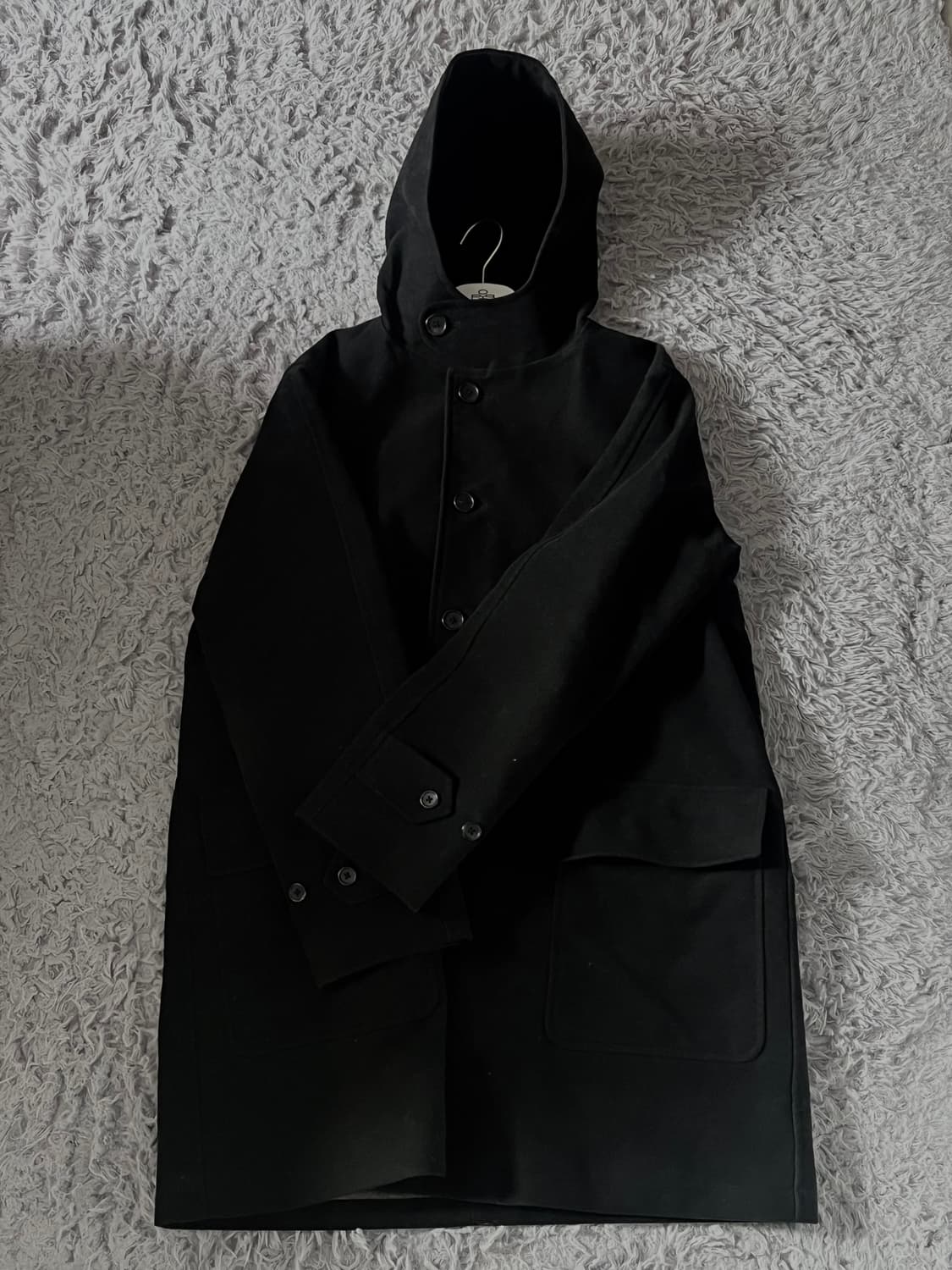 마가렛 호웰 울 코튼 후드 코트 상품이미지1