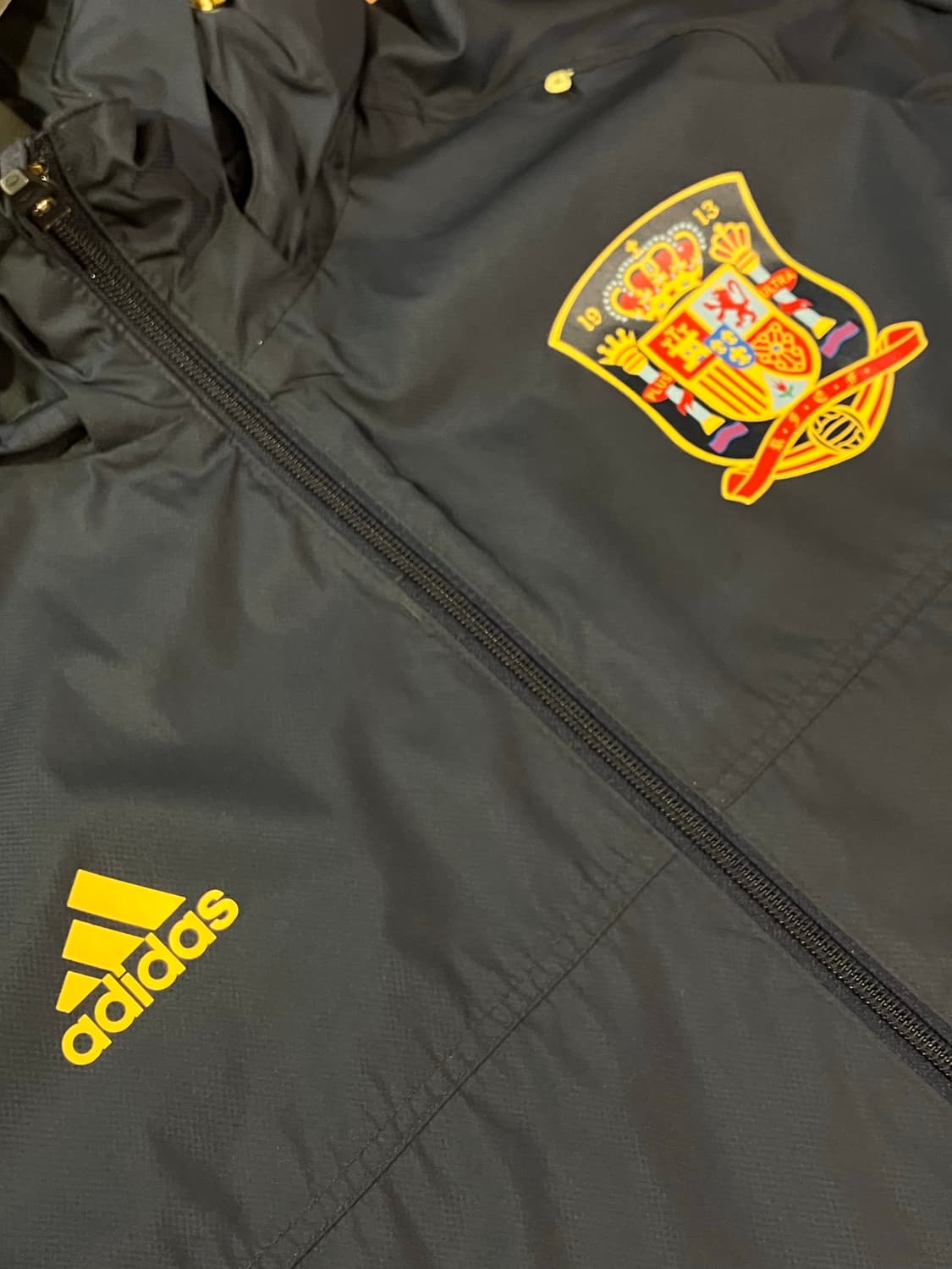 아디다스 스페인 국가대표팀 바람막이 블랙 105  #csz1892 상품이미지4