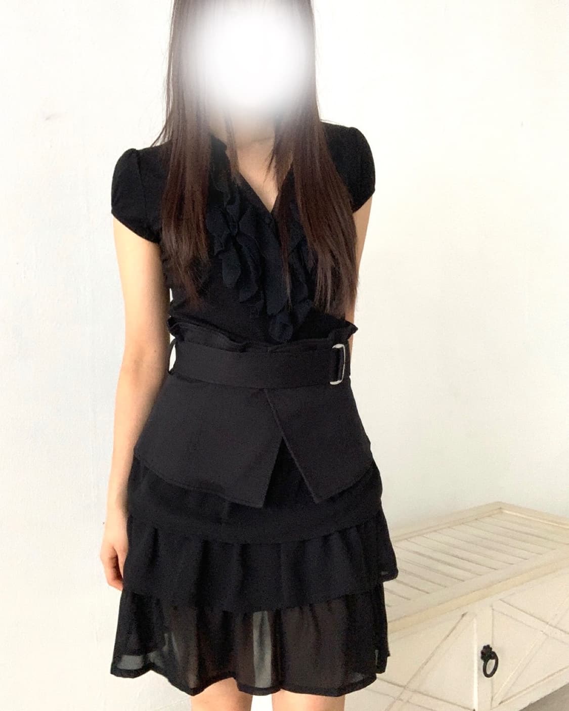 Black wrap corset belt 상품이미지3