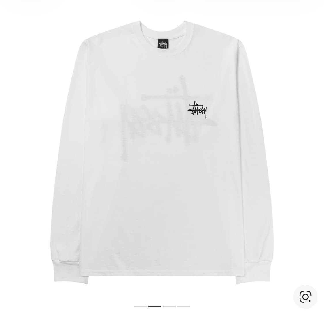 스투시 베이직 롱슬리브 화이트 s 상품이미지2