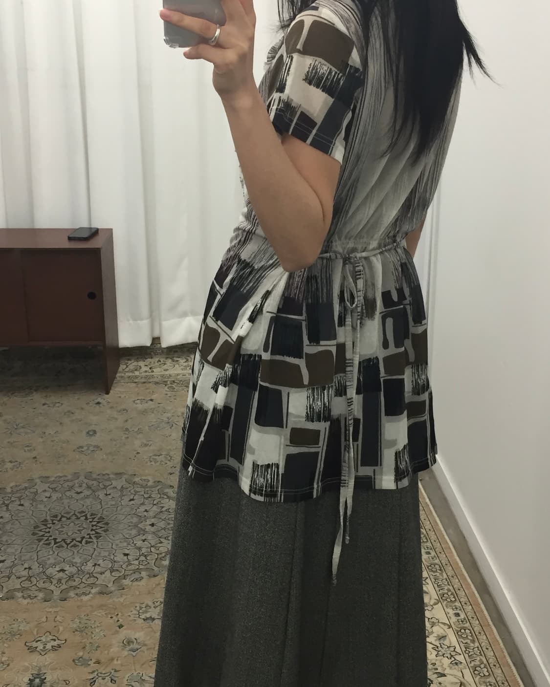 프릴 반팔 블라우스 상품이미지4