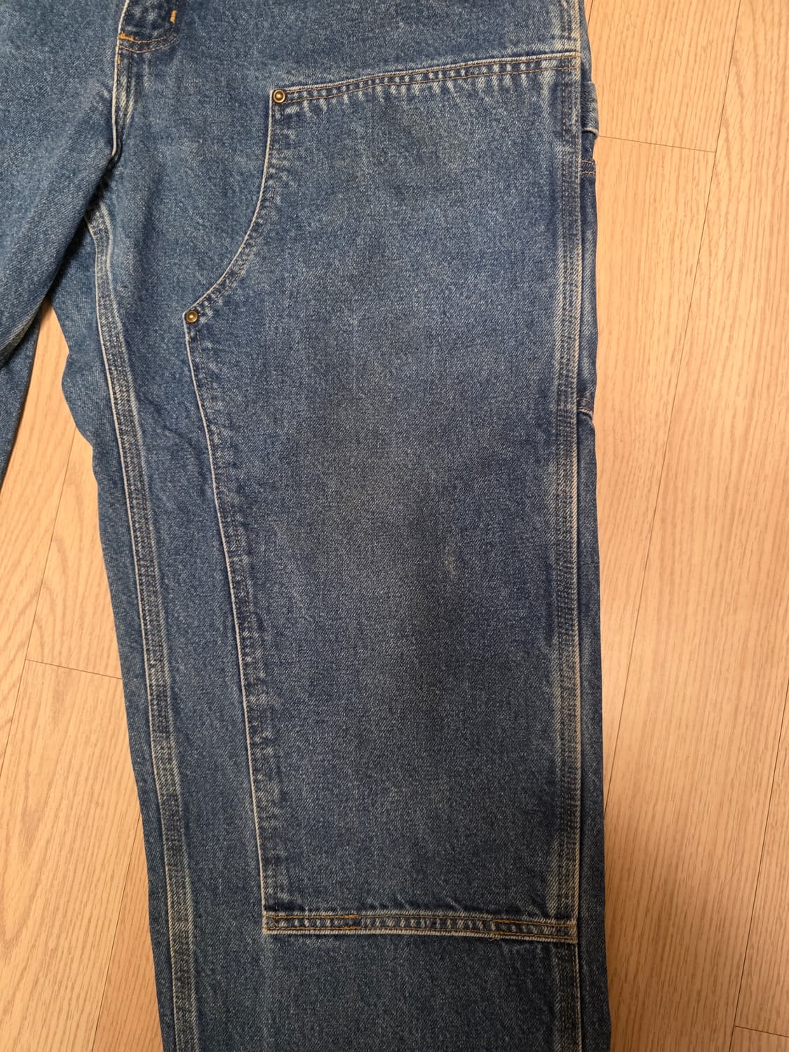 (데드스탁)칼하트 더블니 카펜터 데님 팬츠 38x30 상품이미지3