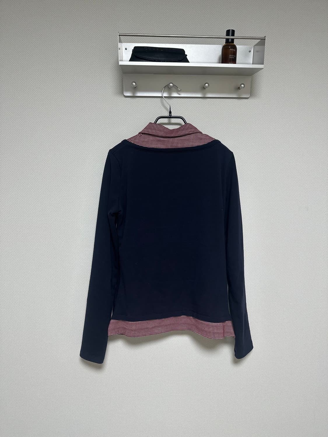 코이세이오 리버시블 컬러 롱슬리브 네이비 상품이미지4