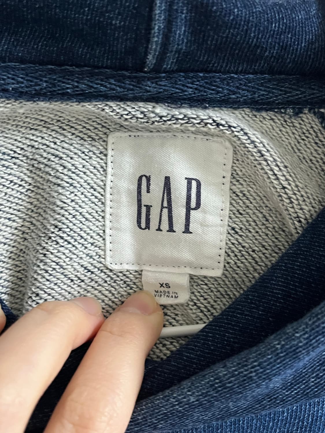 GAP 갭 워싱 데님 후드티 상품이미지4