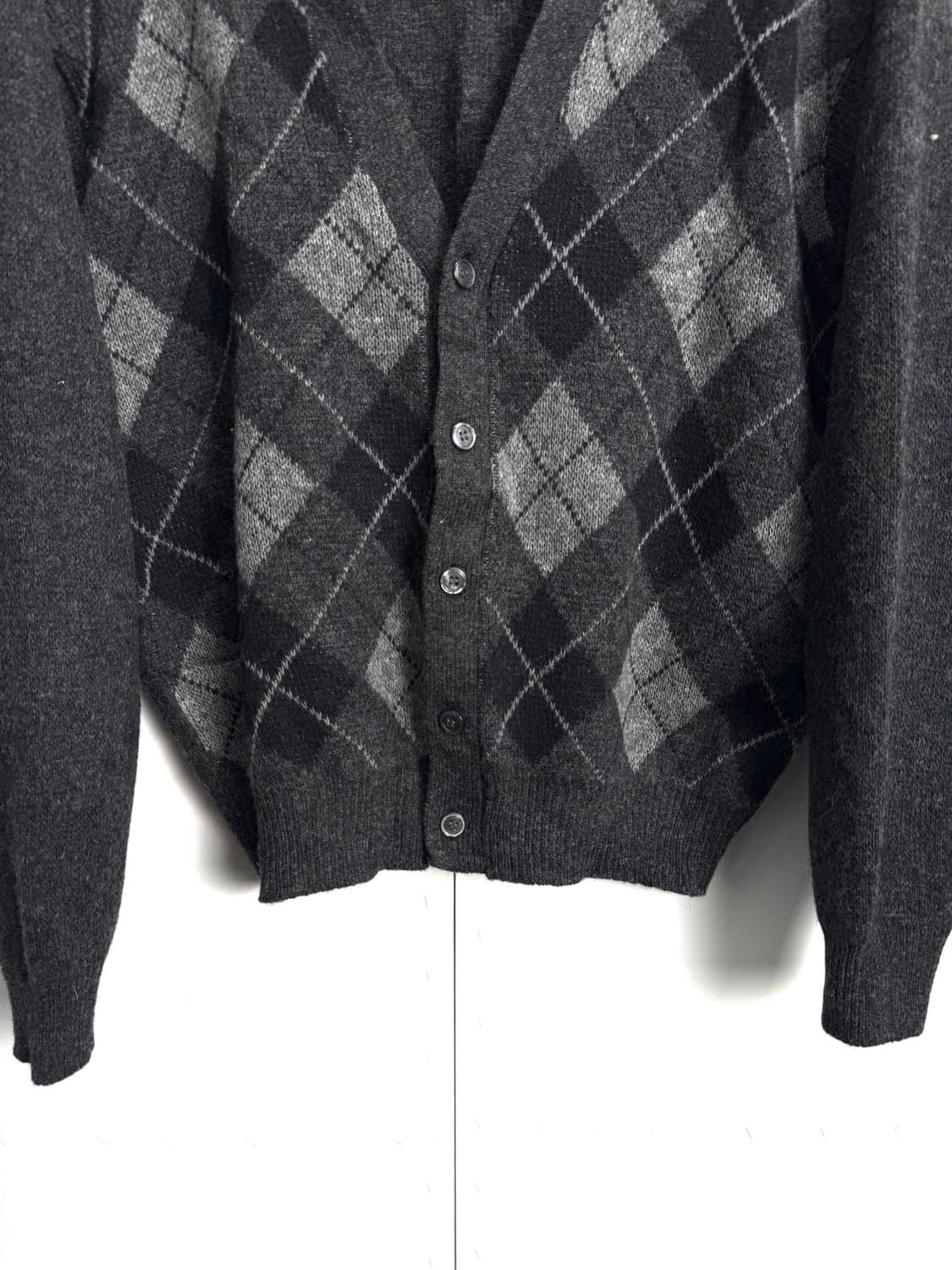 jancraft 아가일 가디건 상품이미지3