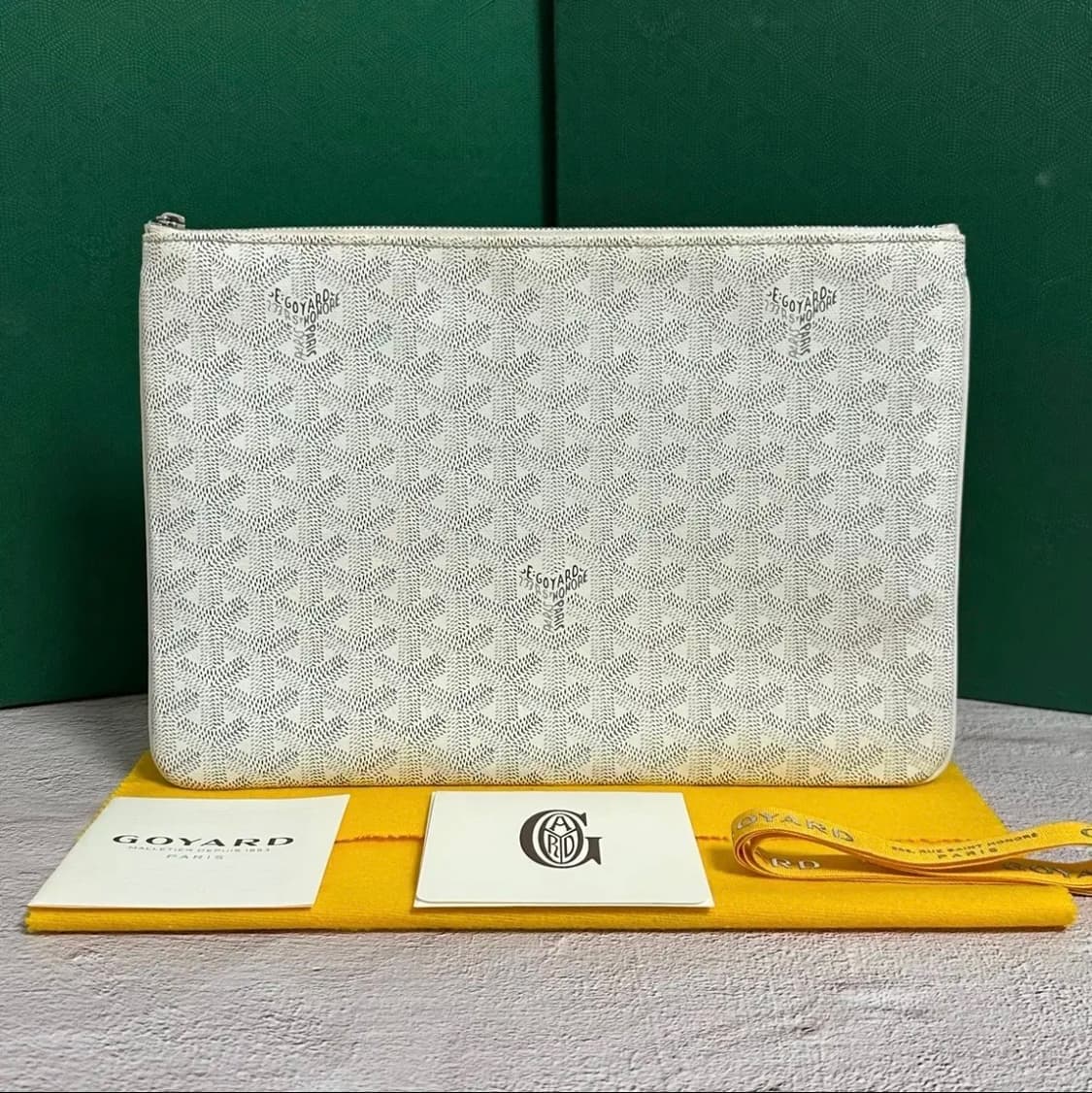 [MM] 고야드 세나 클러치 스페셜화이트 상품이미지1