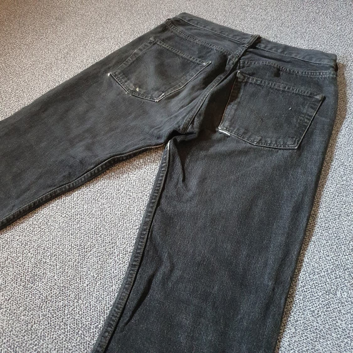 00s 유럽 리바이스501 블랙데님 팬츠 no.15 상품이미지8
