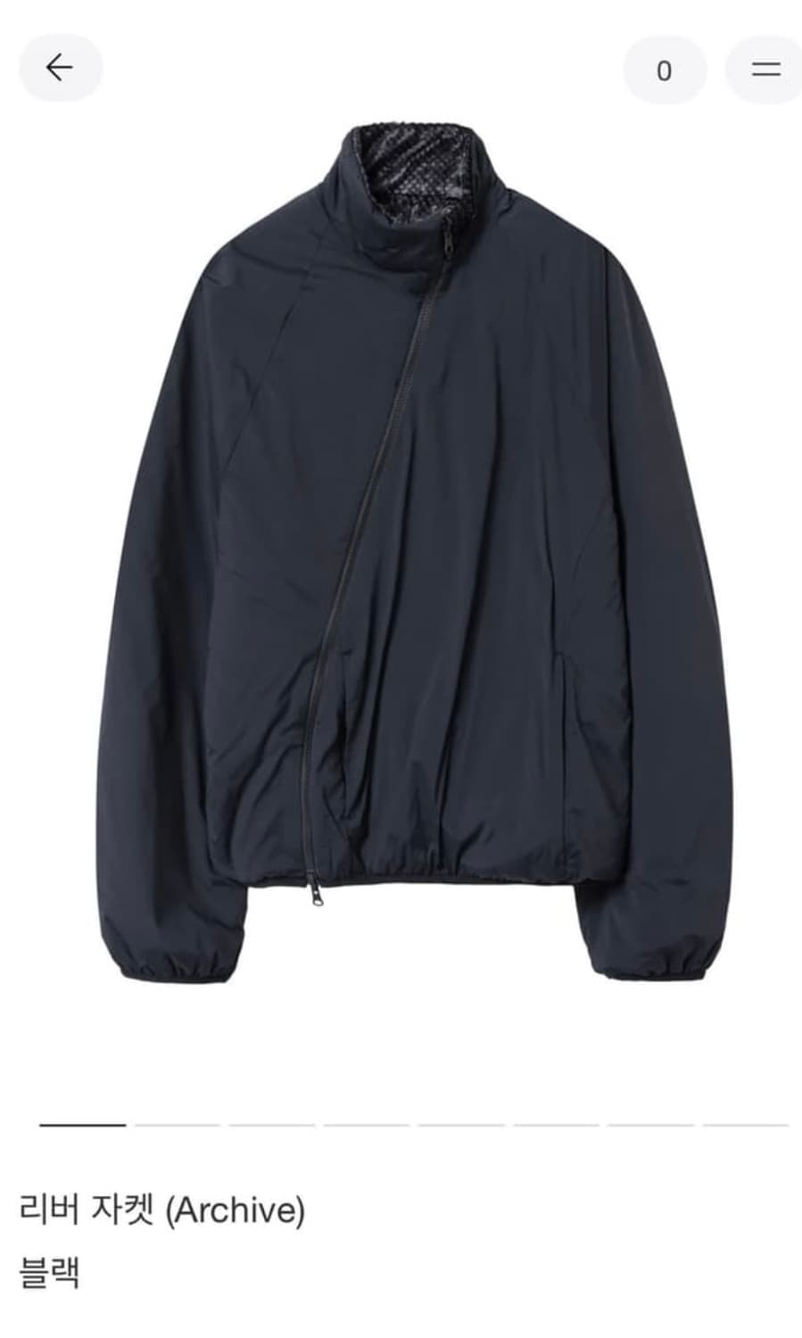 파프 리버자켓 블랙 S 상품이미지1