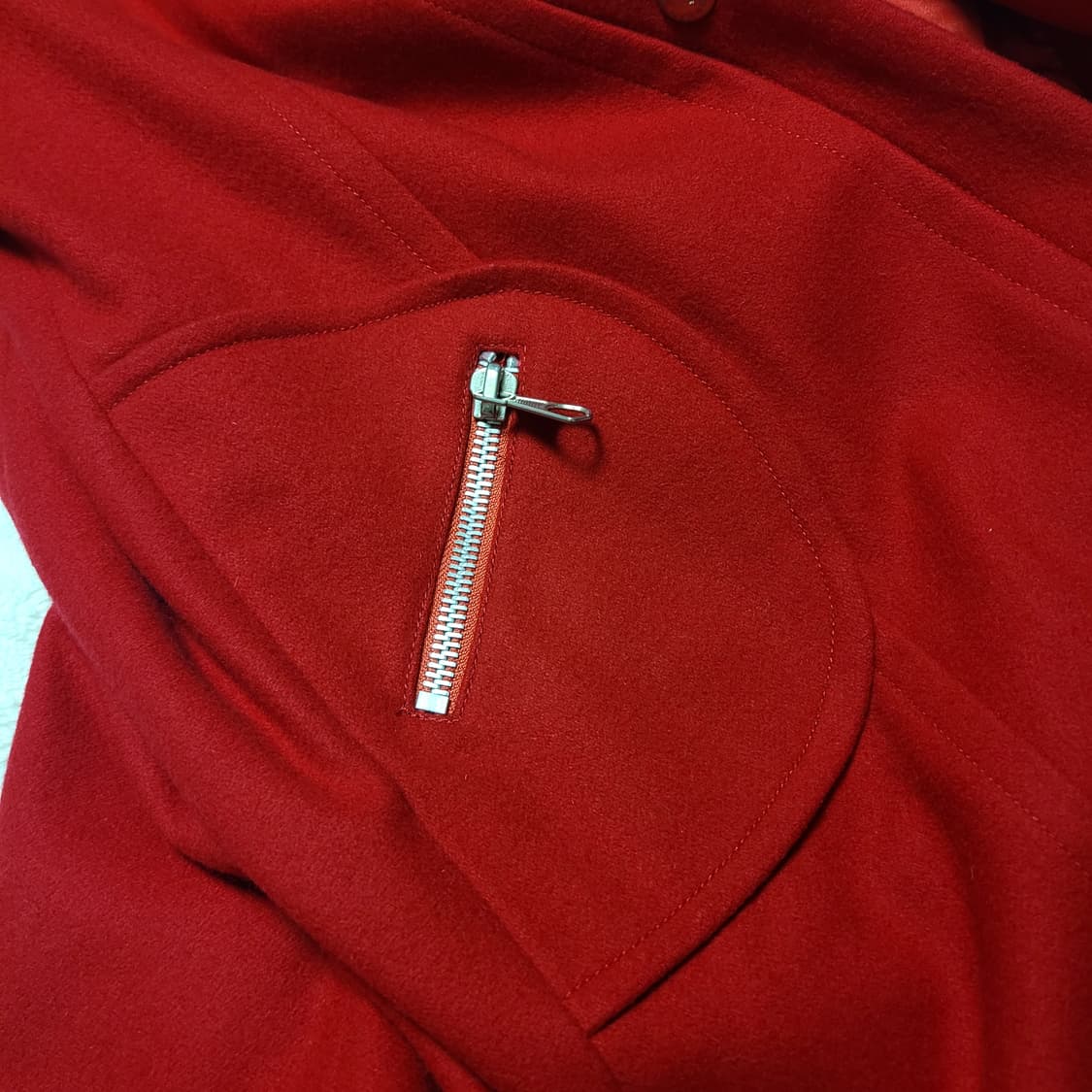 00s MORGAN Rose Wool Coat 상품이미지5