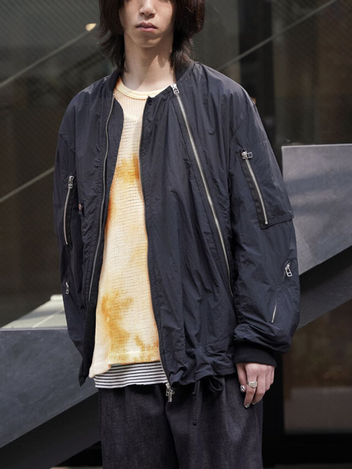 Bed j.w ford Double Zip MA-1 1사이즈 상품이미지4